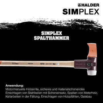 Halder KG Spalthammer HALDER SIMPLEX Spalthammer mit Stahlgussgehäuse und Hickorystiel 900