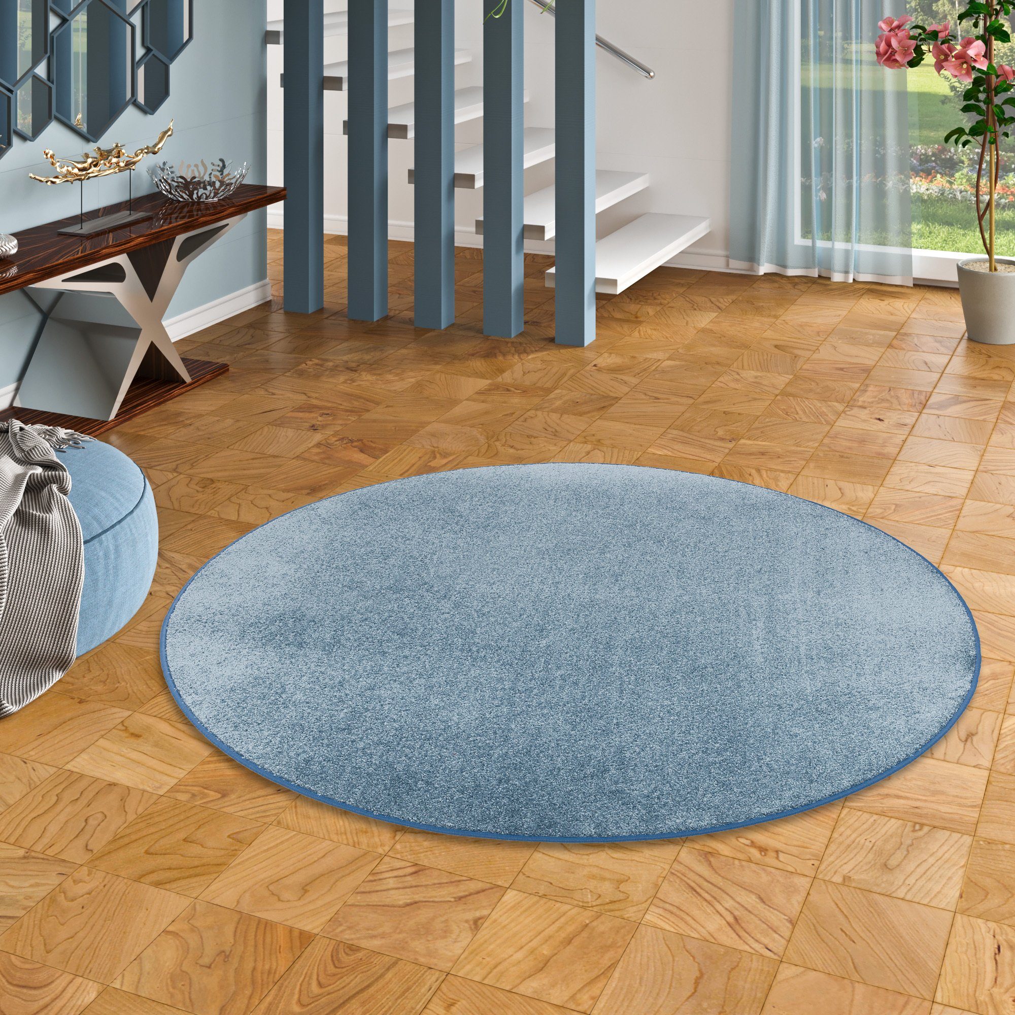 Snapstyle Veloursteppich Hochflor Velours Teppich Luna günstig online kaufen
