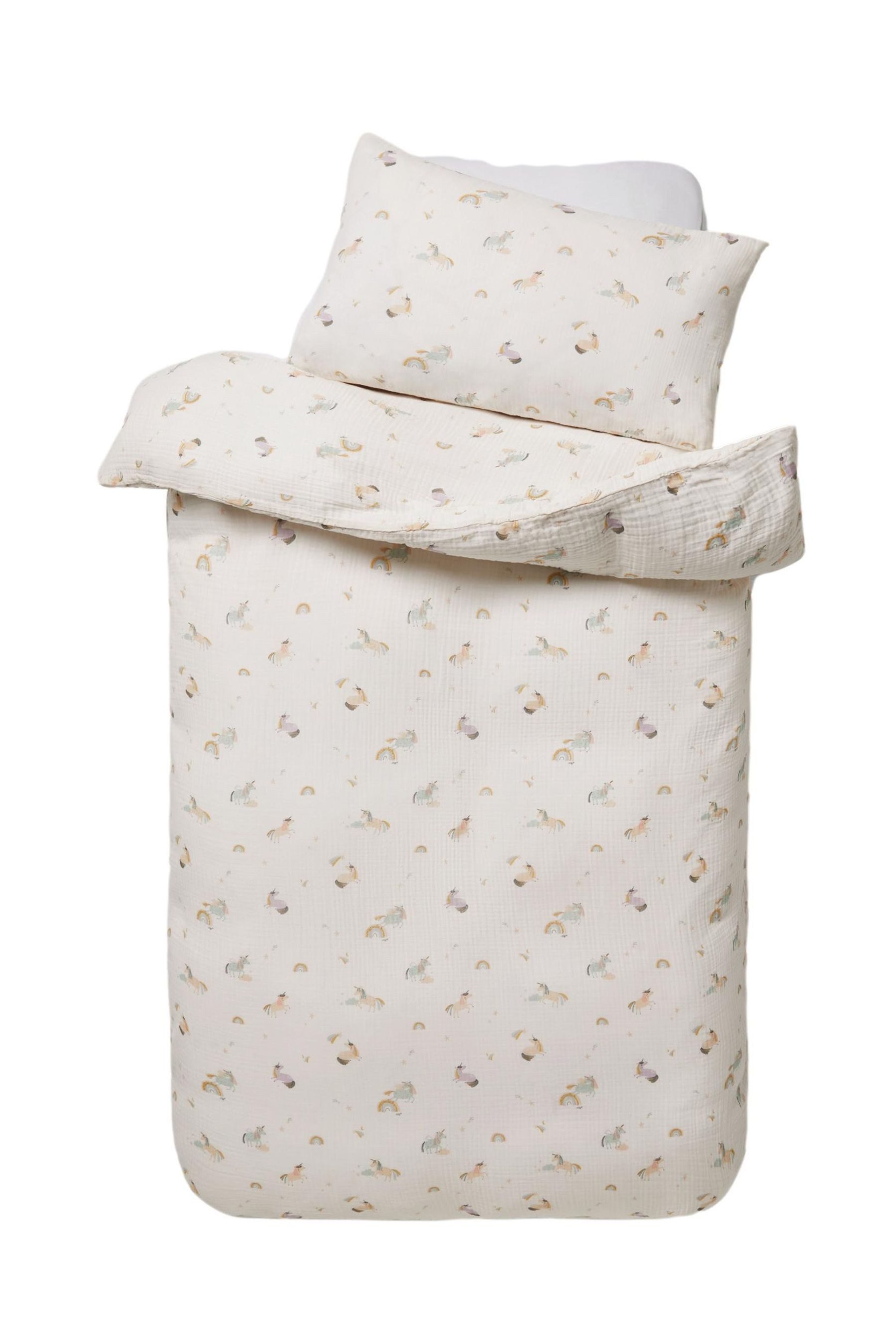Next Bett-Set Bettgarnitur aus Baumwoll-Musseline, Knitteroptik, günstig online kaufen