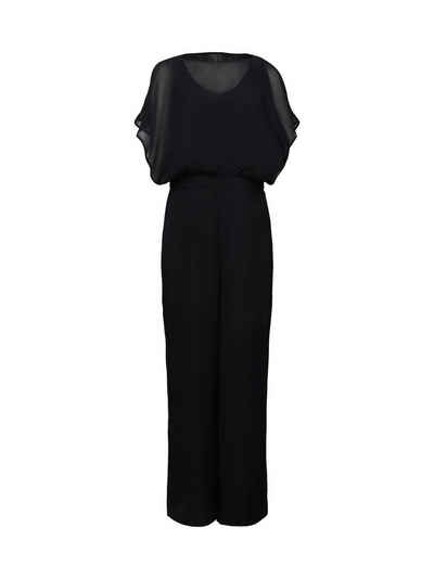 Esprit Collection Overall Recycelt: Langer Chiffon-Jumpsuit