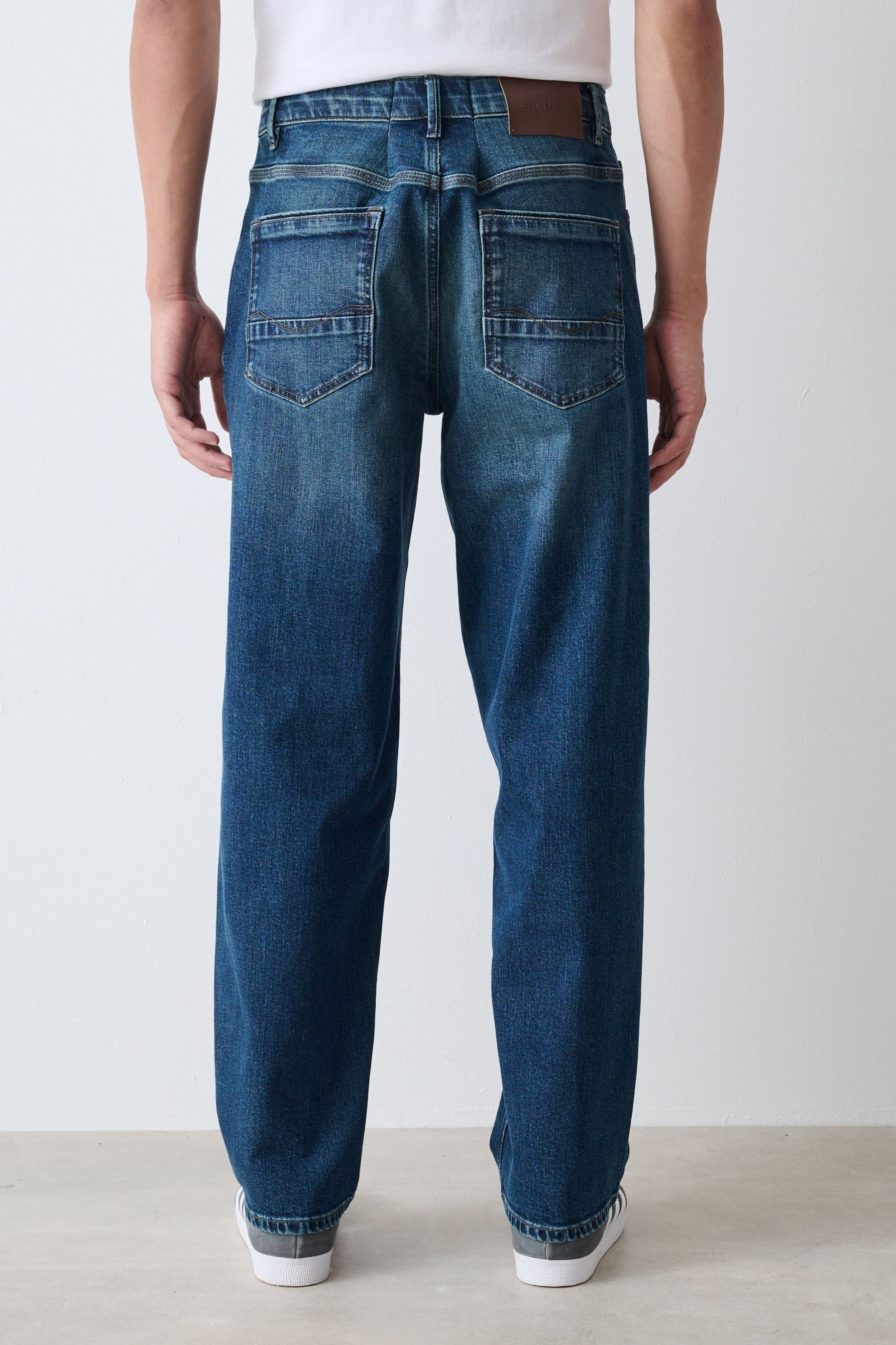 Next Relax-fit-Jeans Authentische Relaxed Fit Denim-Jeans mit Stretch (1-tlg)