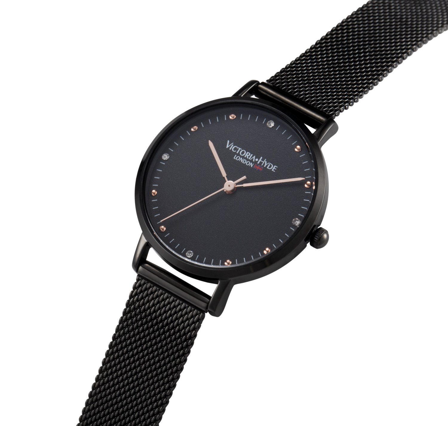 Victoria Hyde Quarzuhr Victoria Hyde Metropolitan Crystal Damen Basic Mesh- günstig online kaufen