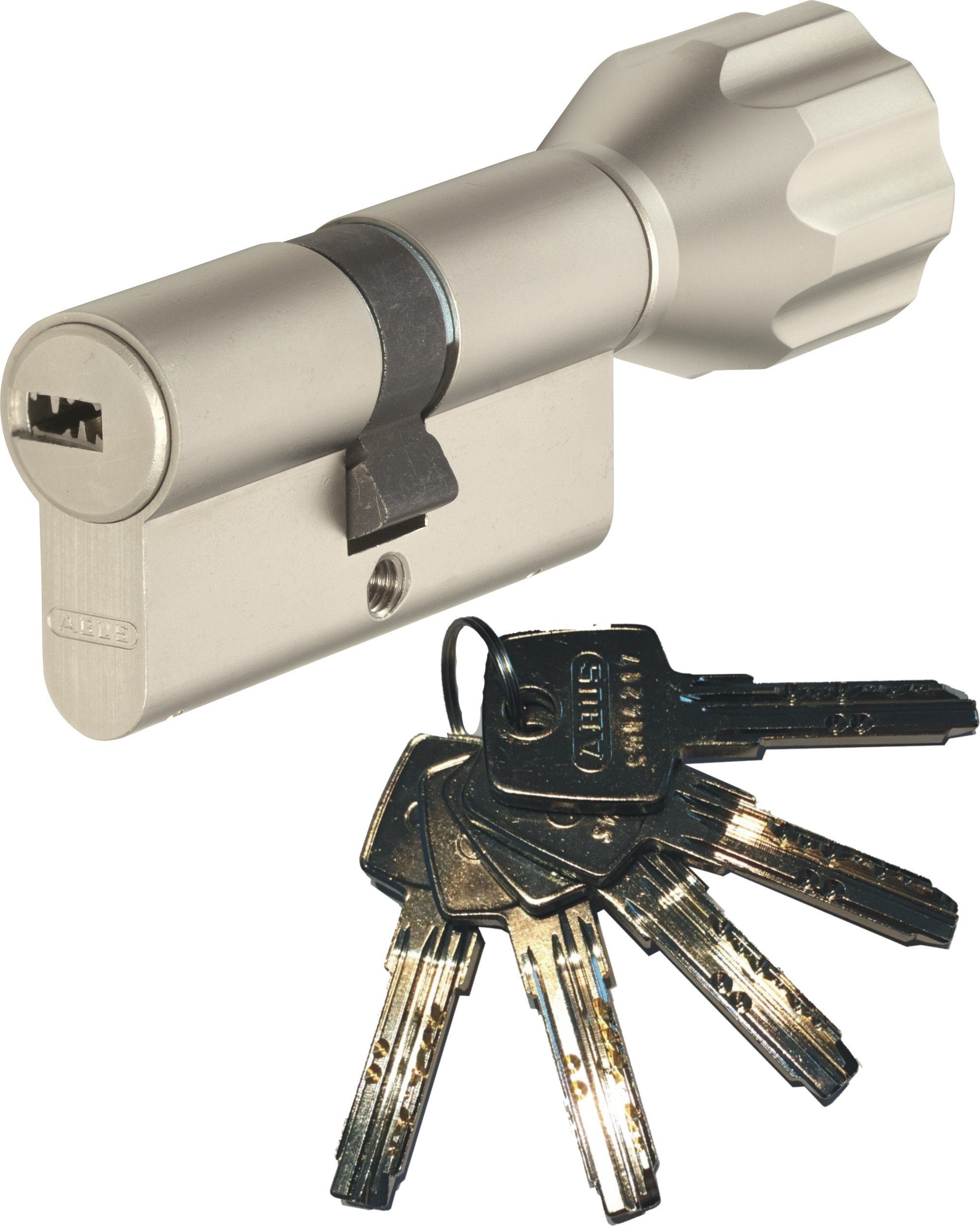 ABUS Profilzylinder ABUS EC550 ECK550 Knaufzylinder versch. Längen, mit 3-6 Schlüssel, Verschiedenschließend