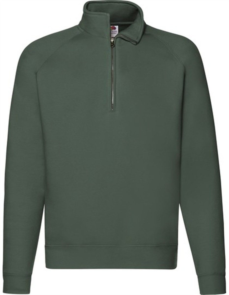 Fruit of the Loom Sweatshirt Premium Zip Neck Raglan Sweat