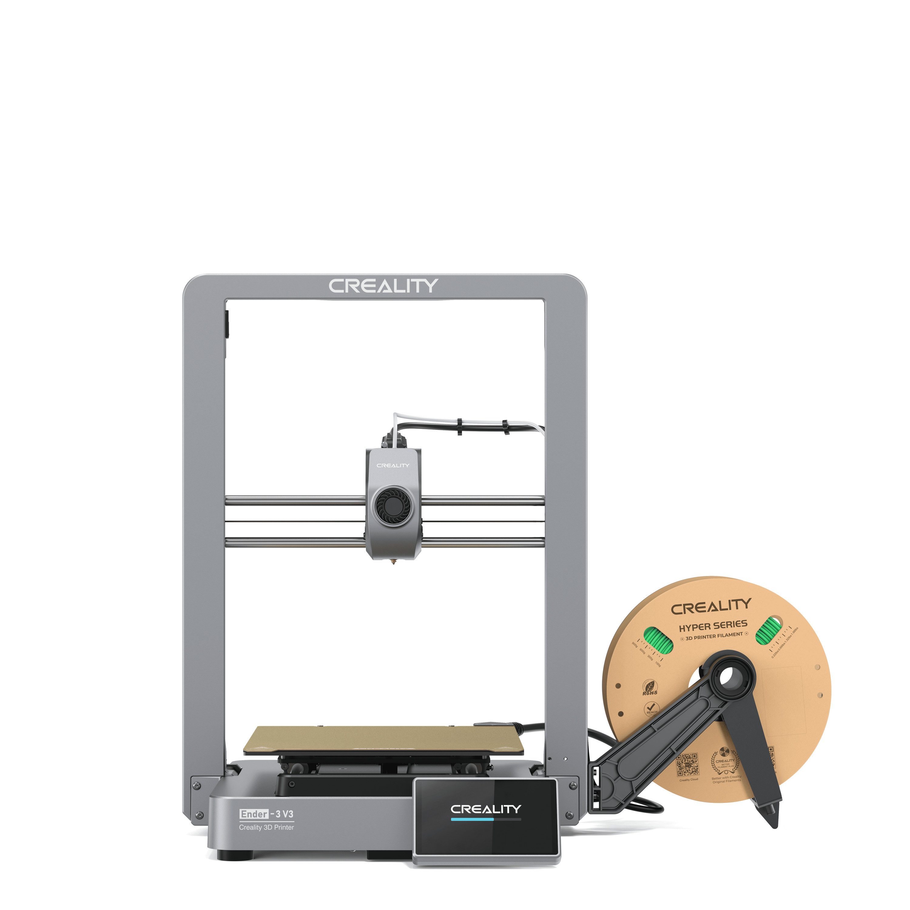 Creality 3D-Drucker Creality 3D Ender-3 V3, CoreXZ, Quick-Düse, Auto-Kalibrierung, PEI-Bauplatte, Metallrahmen
