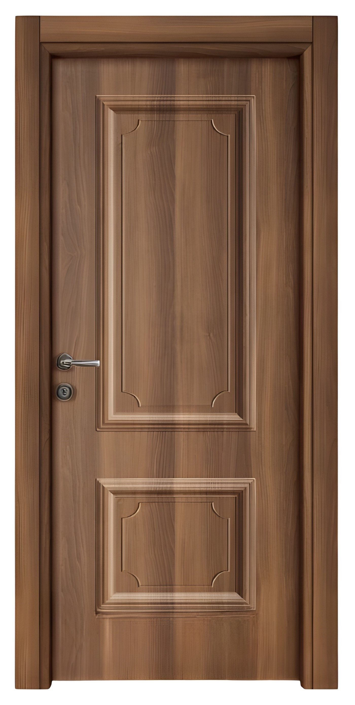 JVmoebel Zimmertür Braune Designer Innentür aus hochwertigem Material