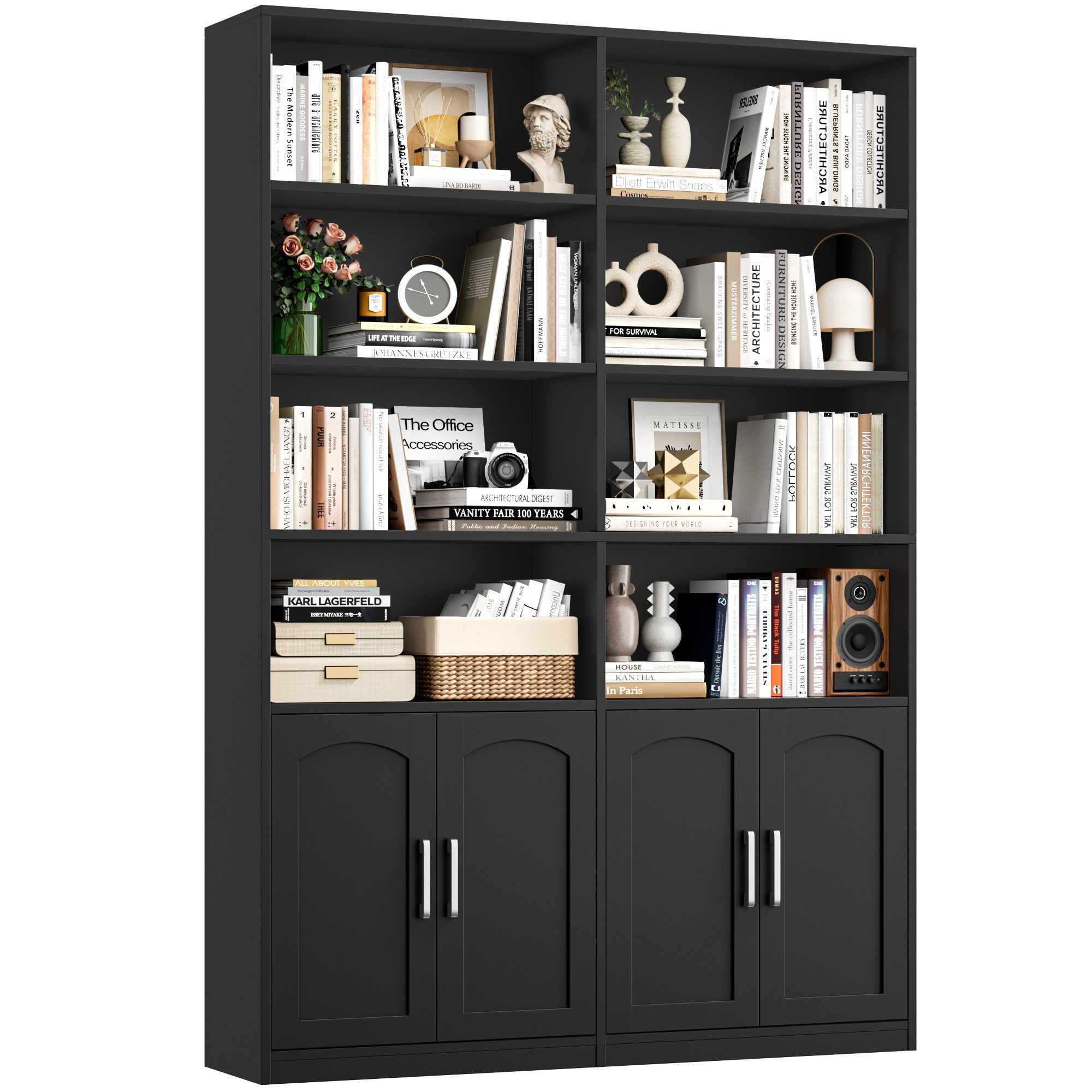 Homfa Bücherregal Standregal Büroregal Bücherschrank, mit günstig online kaufen