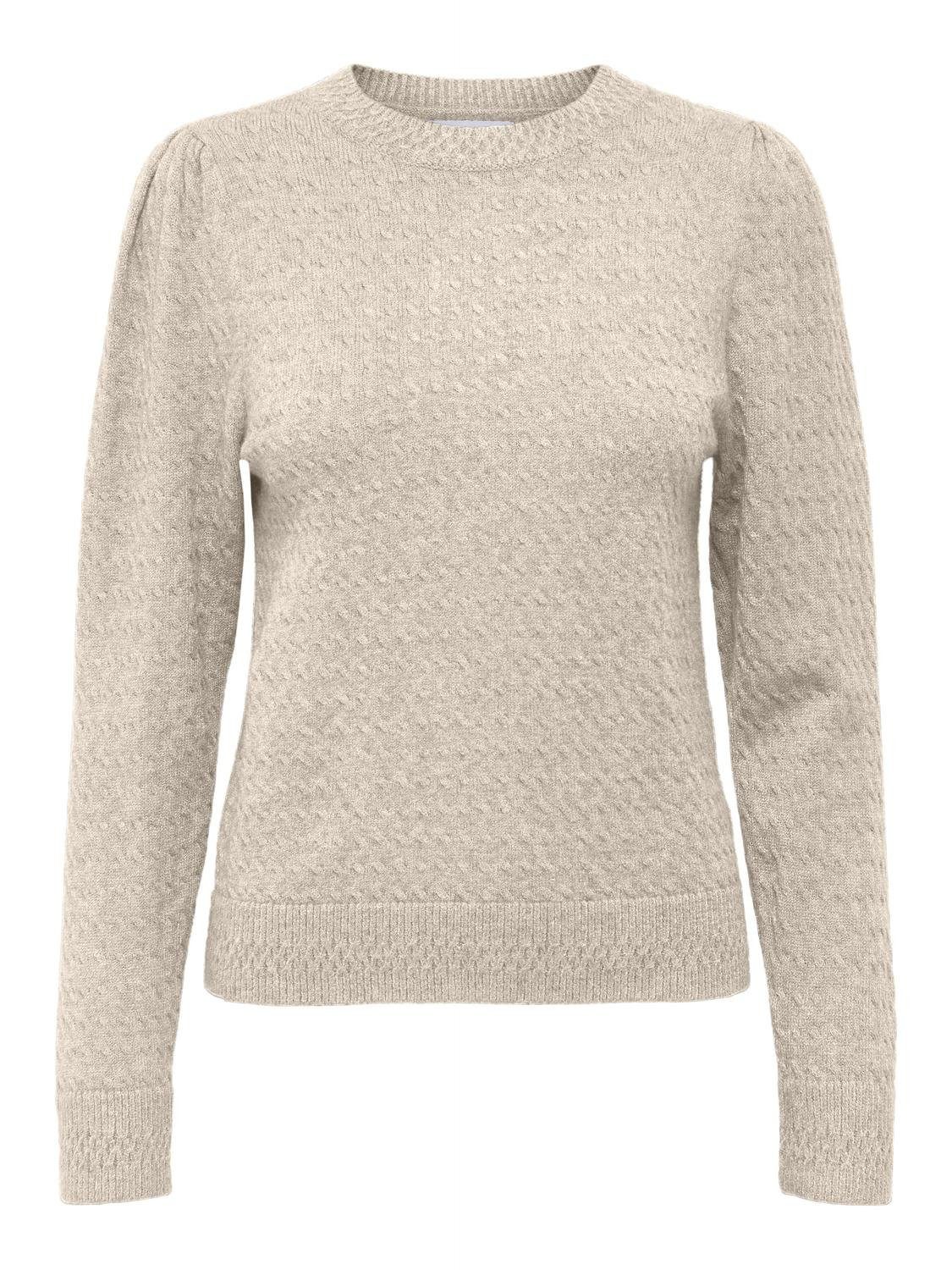 Rundhalspullover ONLKATIA LS PUFF O-NECK CC KNT