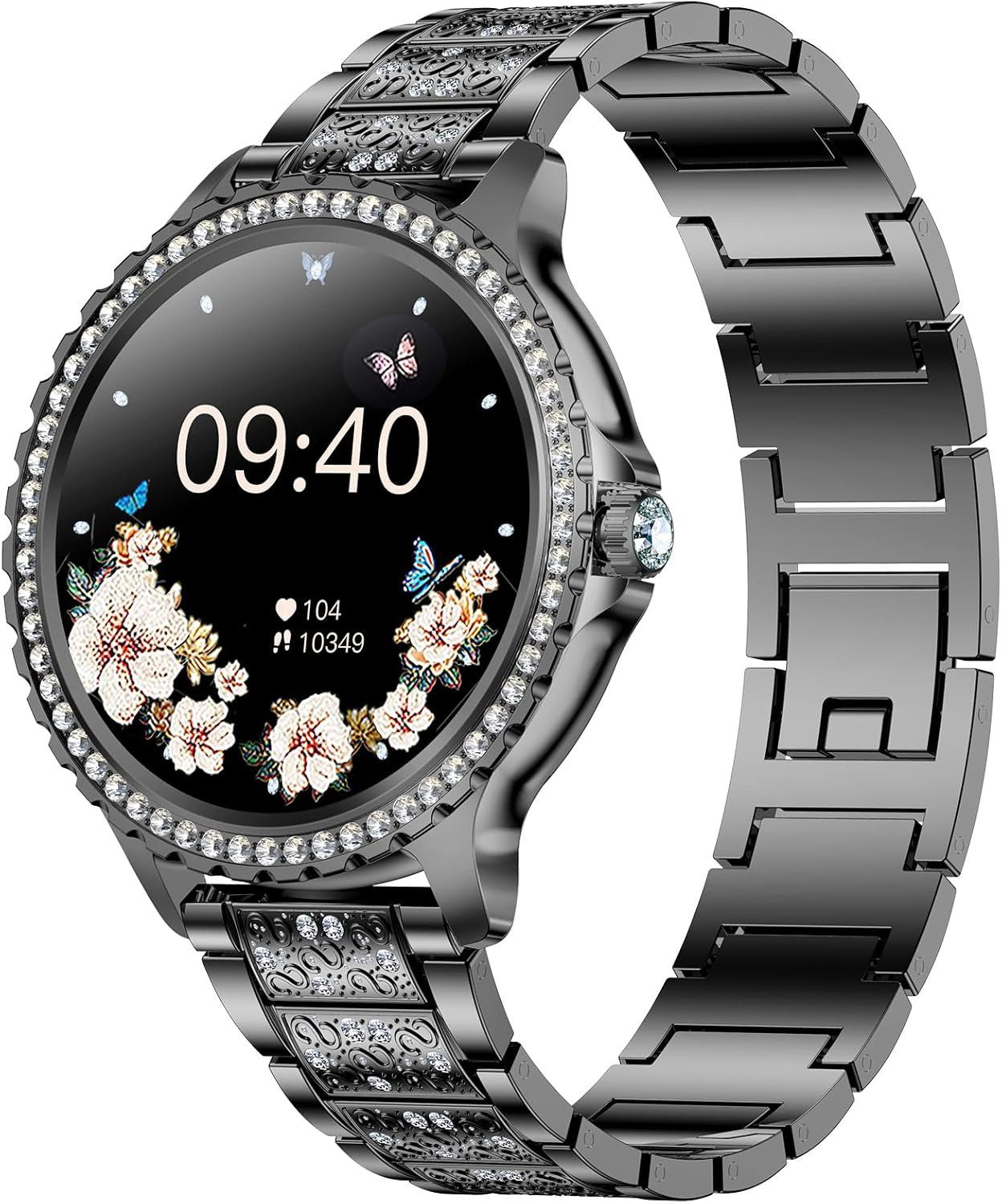 Lige Smartwatch Damen mit Metallband, 1.32 Zoll Fitnessuhr Telefonfunktion Smartwatch, Herzfrequenz Schlafmonitor, IP67 Wasserdicht Schrittzähler