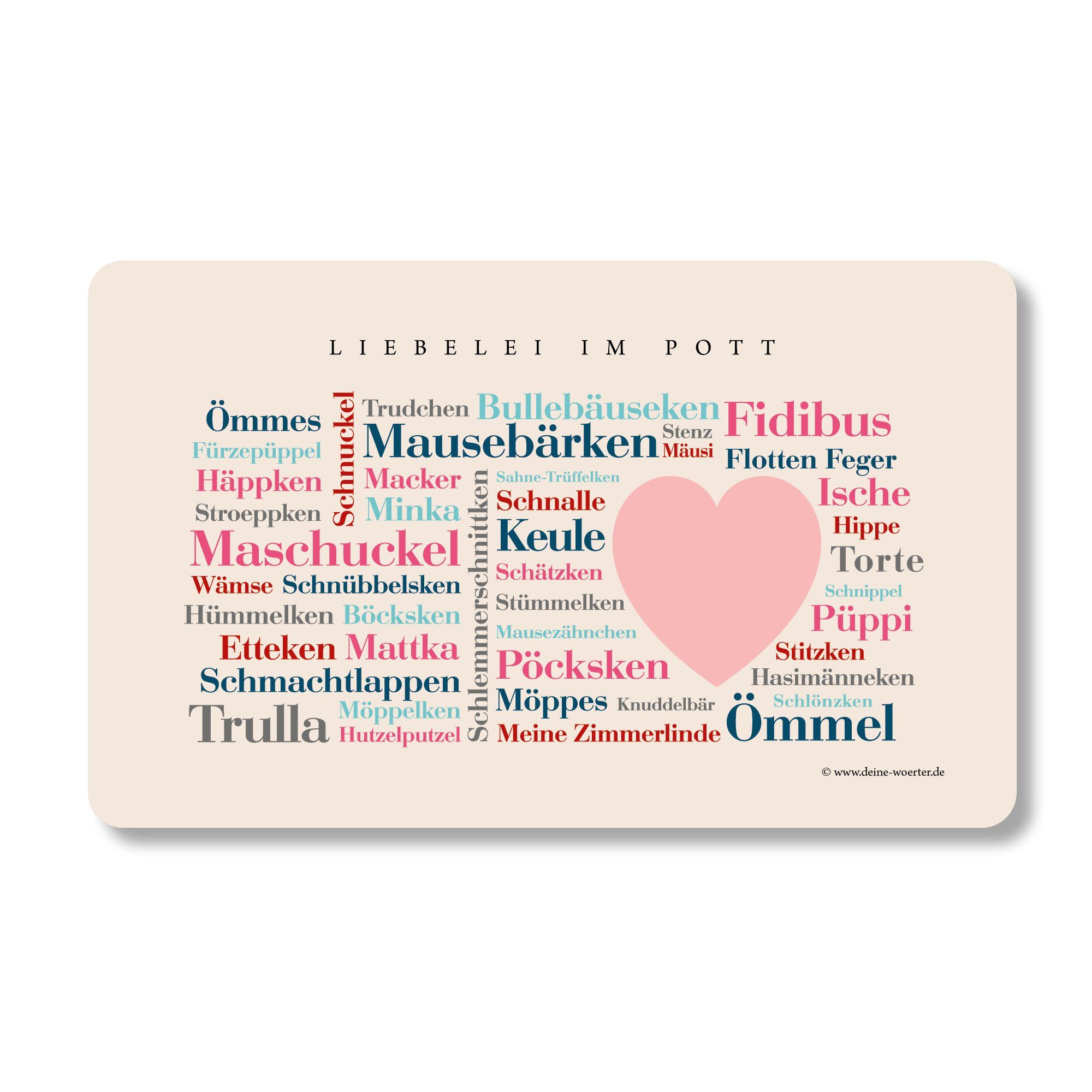 Deine Wörter Frühstücksbrett Frühstücksbrettchen Ruhrpott Kosewörter ...