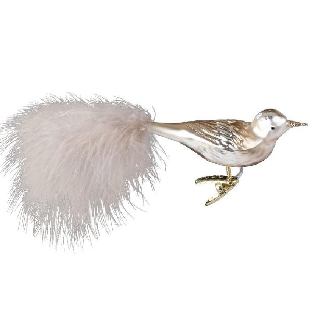 Zartgold Christbaumschmuck INGE-GLAS® Vogel Bird