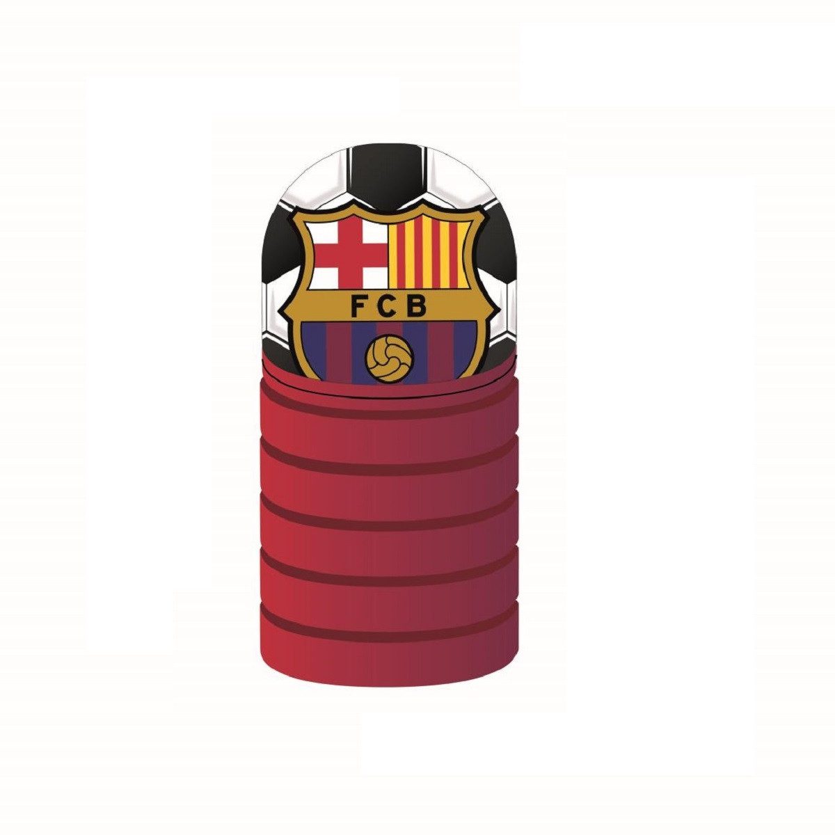 FC Barcelona Federmäppchen aus Silikon für ältere Kinder Schule Rot, (1-tlg)
