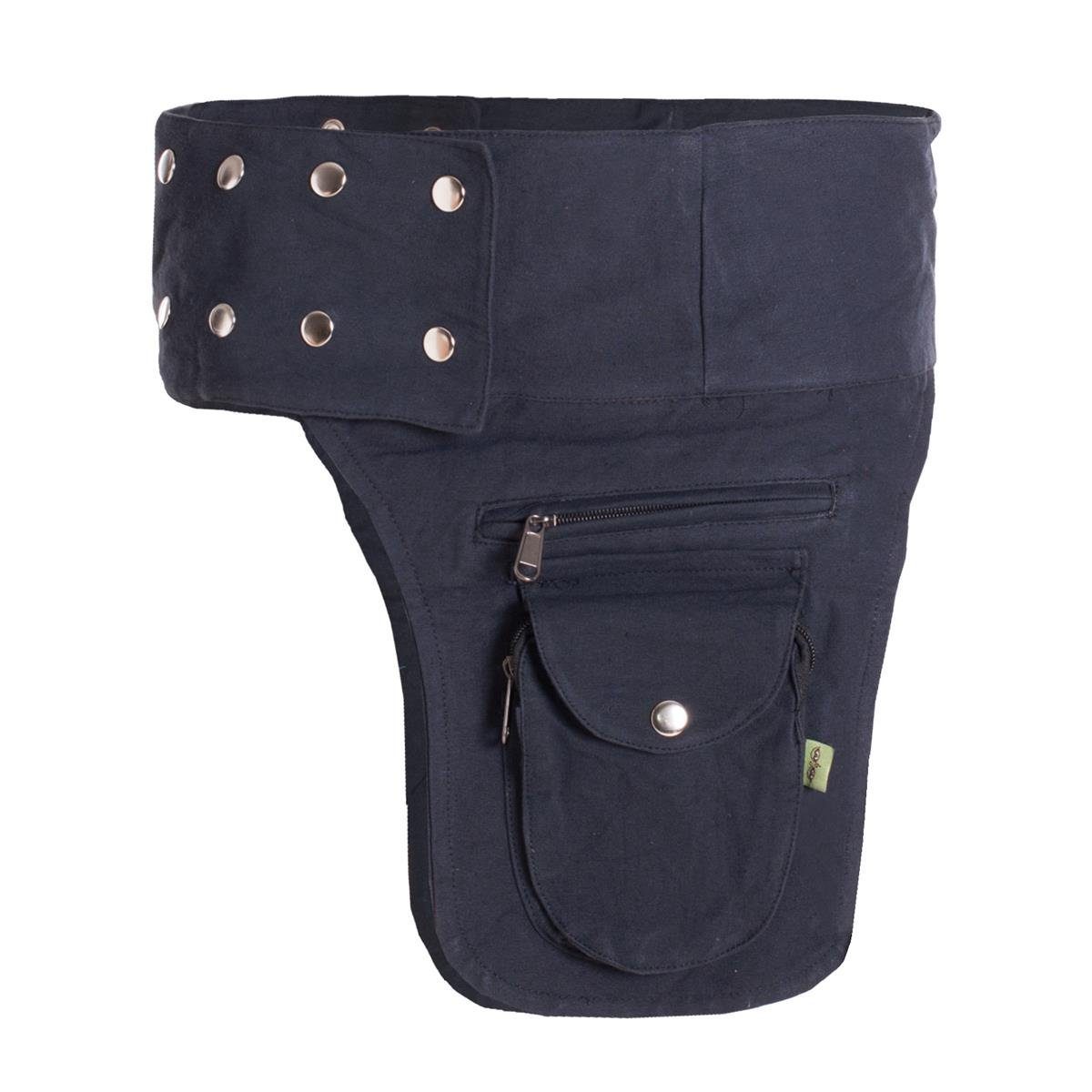 Vishes Gürteltasche Doppel Holster Hüfttasche Bauchtasche Sidebag, Goa, Ethno, Hippie, Festival Style