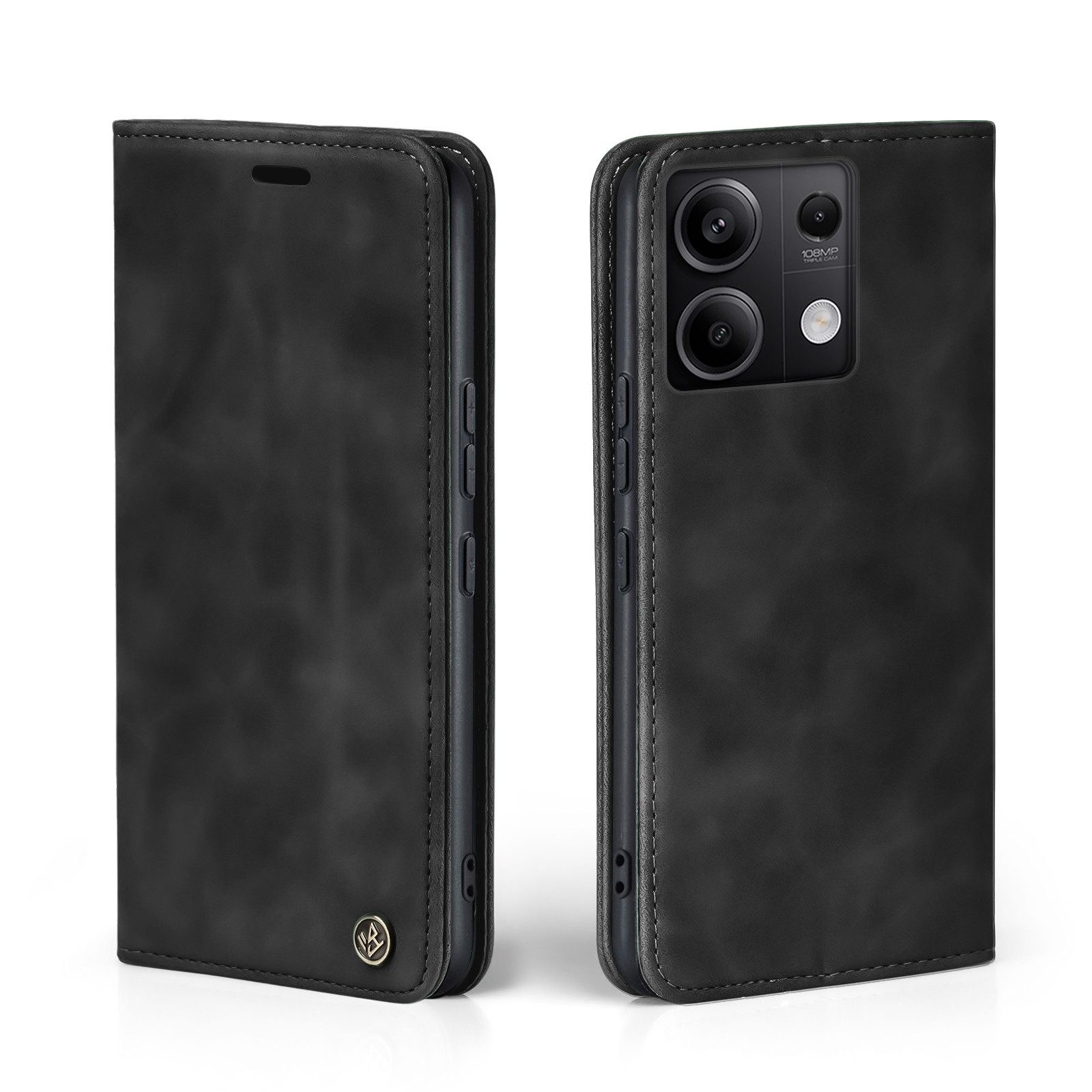 Tec-Expert Handyhülle Tasche Hülle für Xiaomi Redmi Note 13 5G 6.67 Zoll, 6.67, Cover Klapphülle Case mit Kartenfach Fliphülle aufstellbar