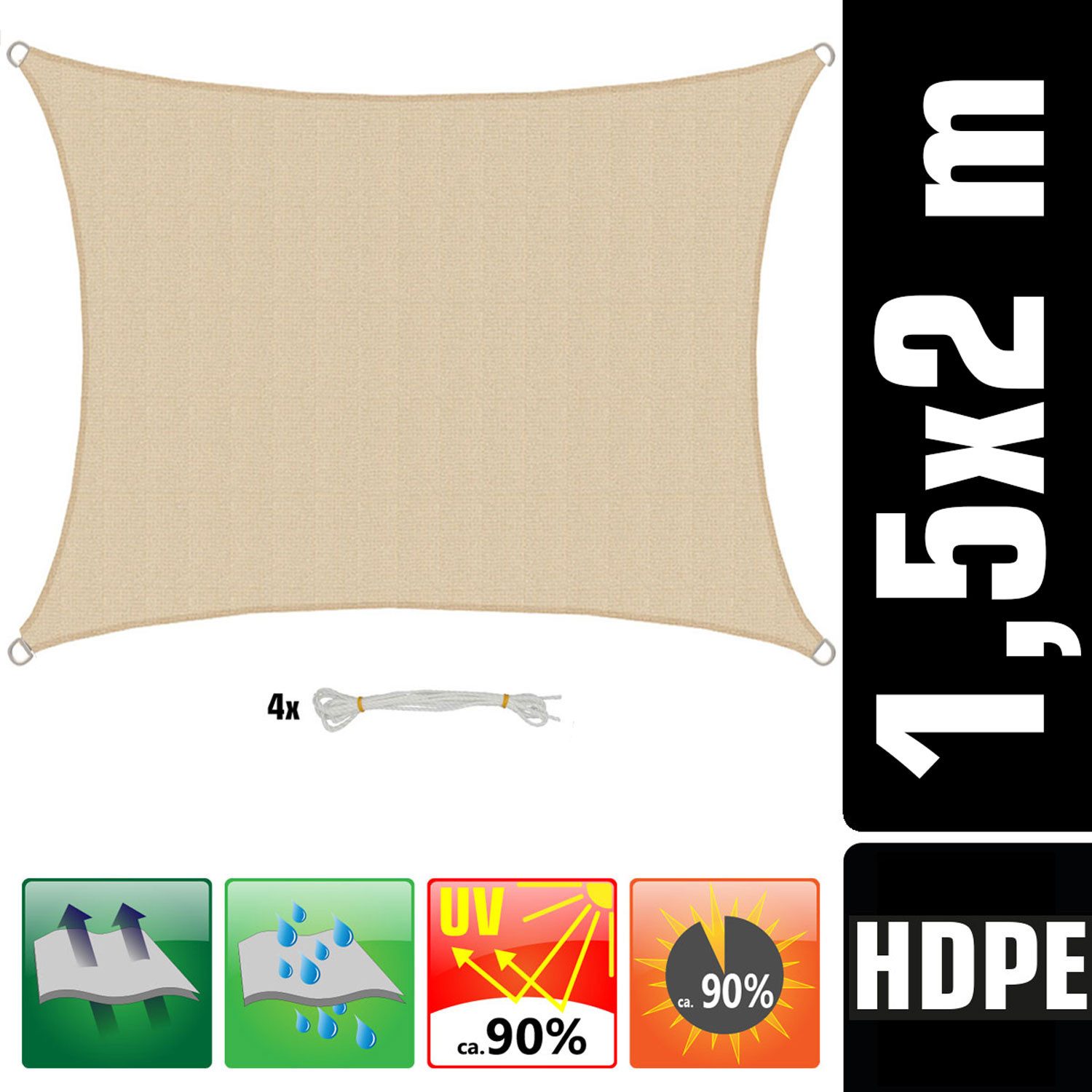 AMANKA Sonnensegel mit UV Schutz - günstig online kaufen