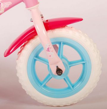 Volare Kinderfahrrad Kinderfahrrad Disney Princess für Mädchen 10 Zoll Kinderrad in Rosa