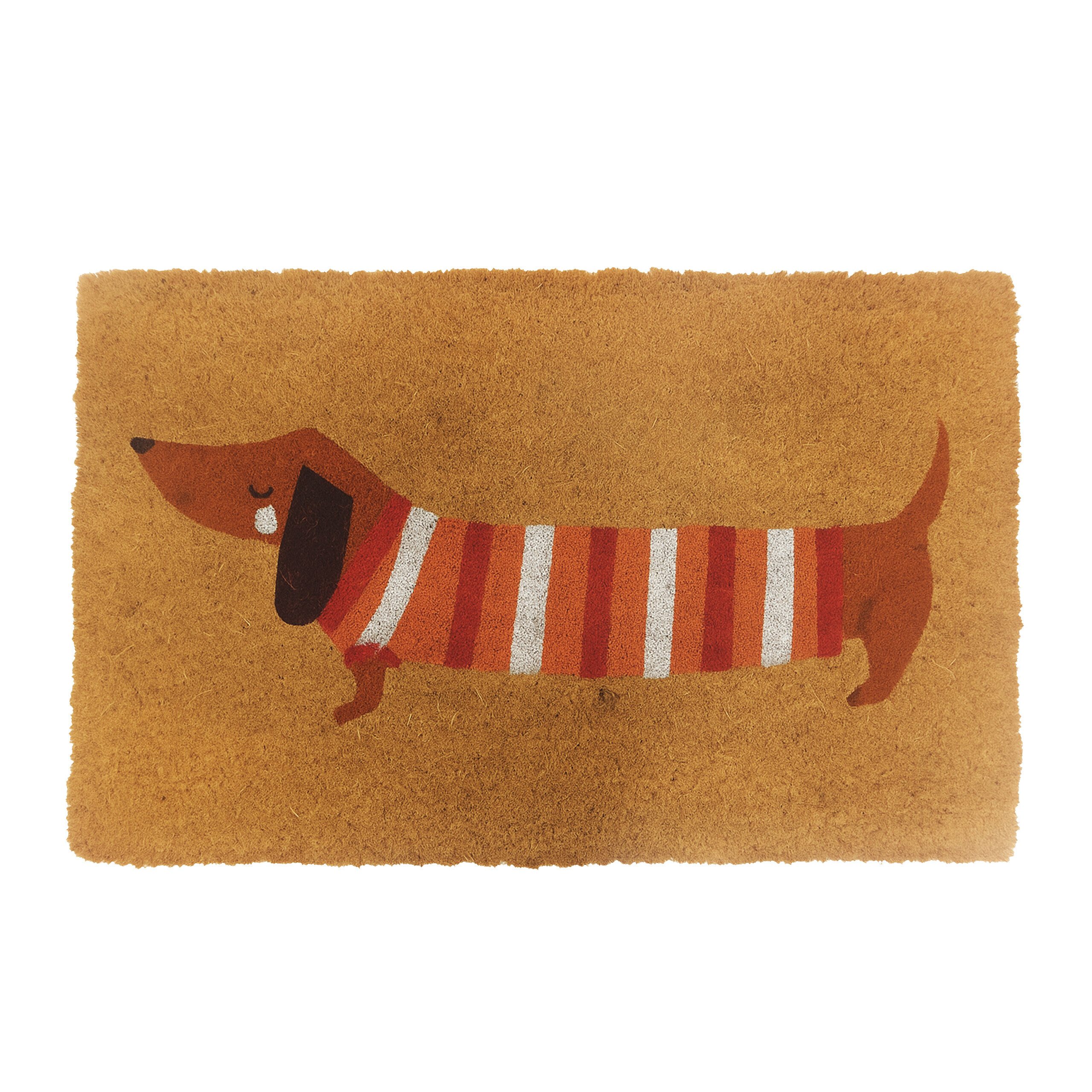 relaxdays Fußmatte Kokos Fußmatte Tiere 60x40 cm, rechteckig, Höhe: 600 mm, günstig online kaufen