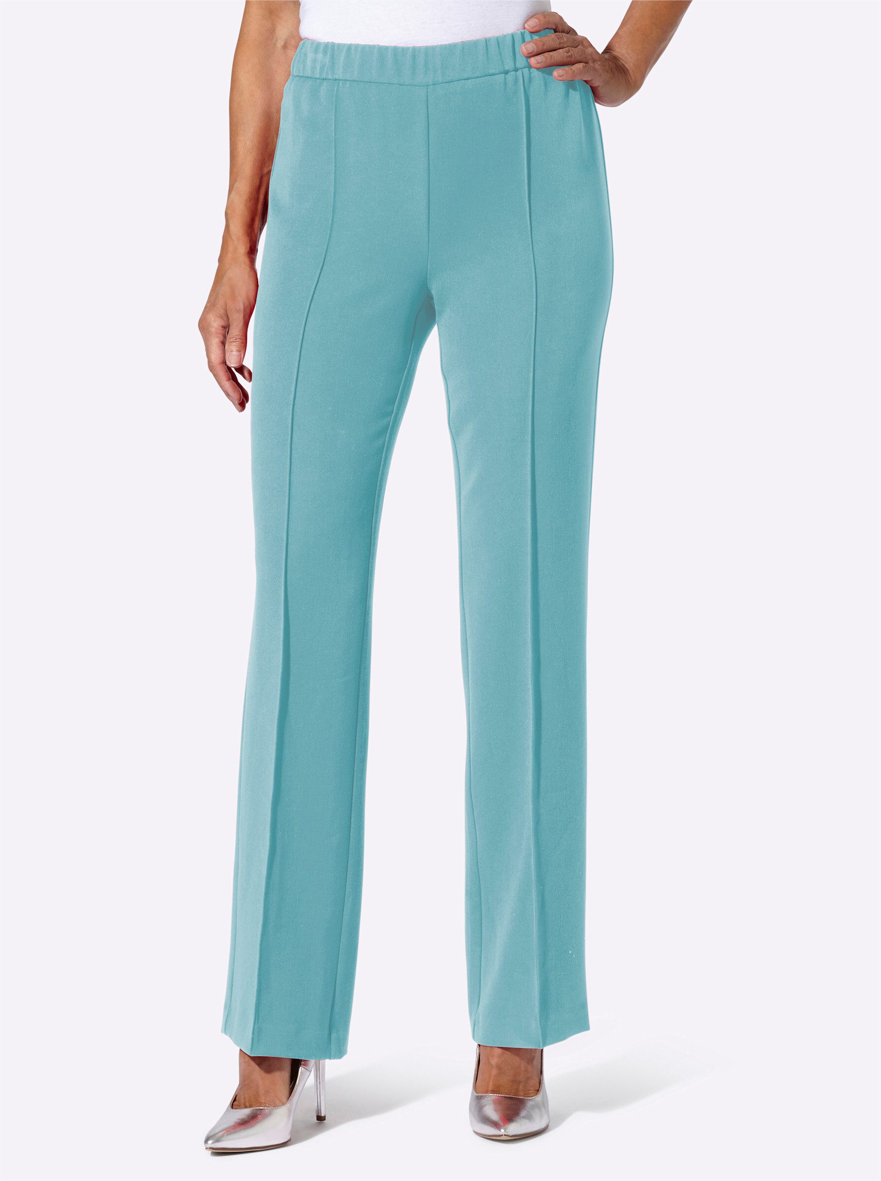 Jerseyhose Anzug-Hose komfortabel