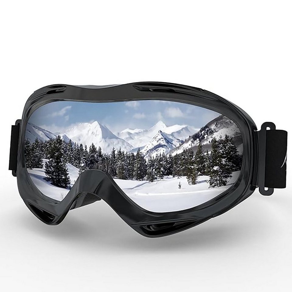 götäzer Skibrille OTG Skibrille für Erwachsene (Damen und Herren), (1-St),  Kratzfest, beschlagfrei, UV-Schutz, Aufprallschutz, volle Abdeckung