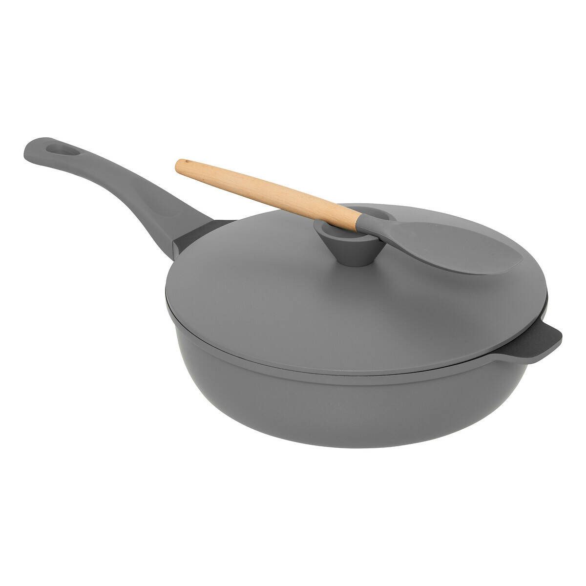 5five Simply Smart Bratpfanne Tiefe Dampfgar-Pfanne HEALTHY, 4-teilig, Aluminium (Einzaln)