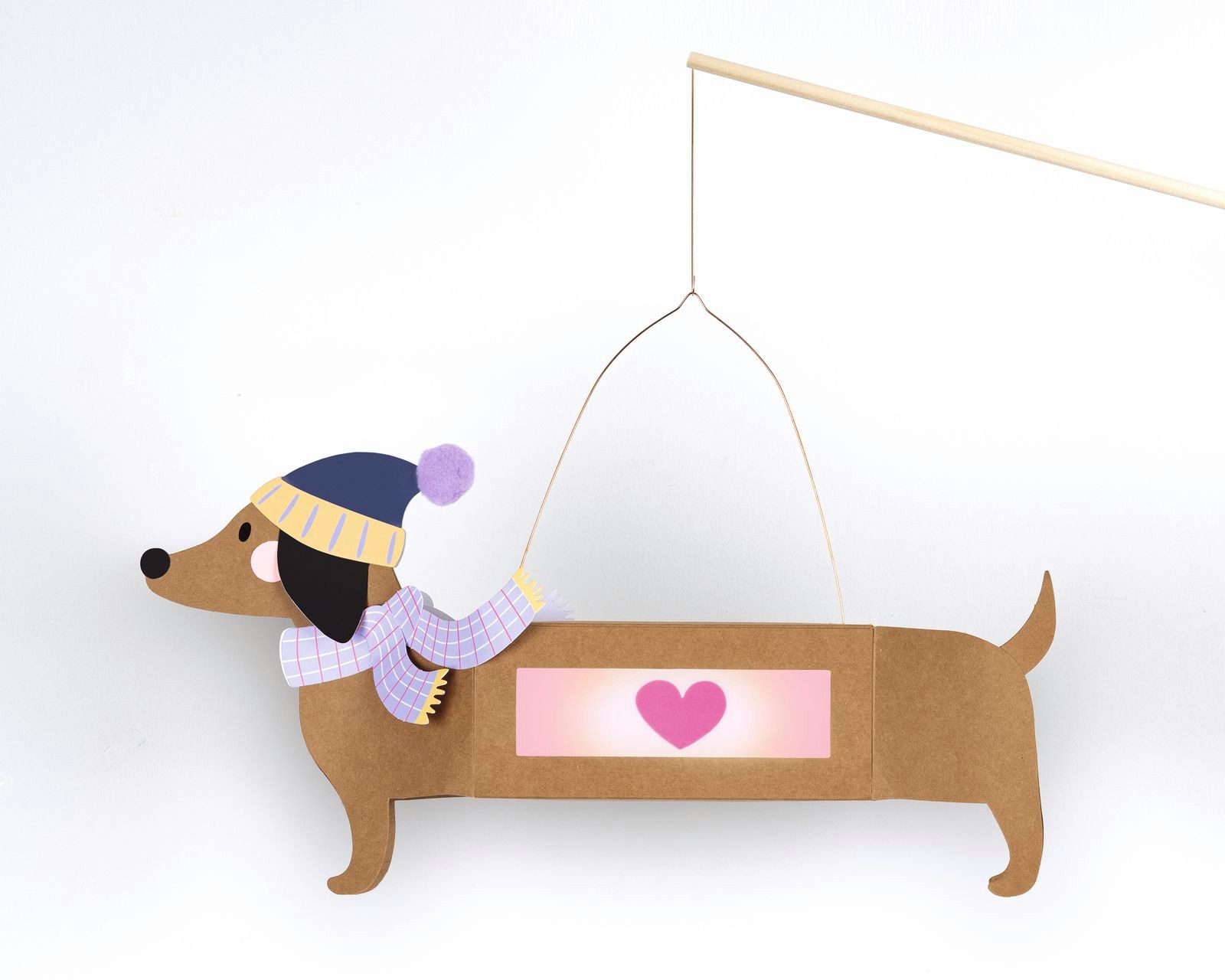 Folia Max Bringmann KG Papierlaterne DIY Laterne - Bastelset mit LED-Licht, je 2 Motive zur Auswahl – Bild 3 von 5