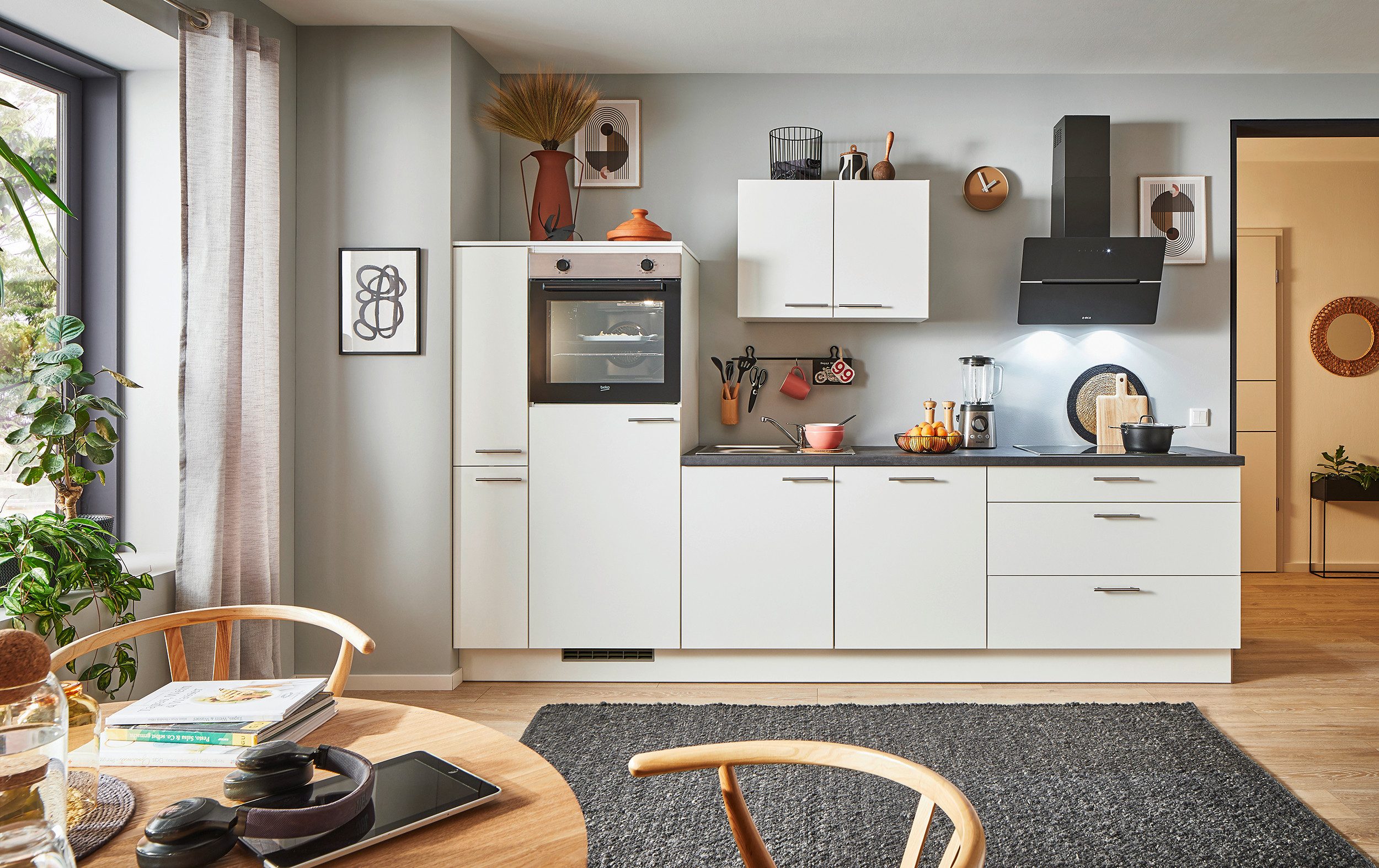 pino Küchenzeile Stockholm, individuell anpassbar, gratis günstig online kaufen