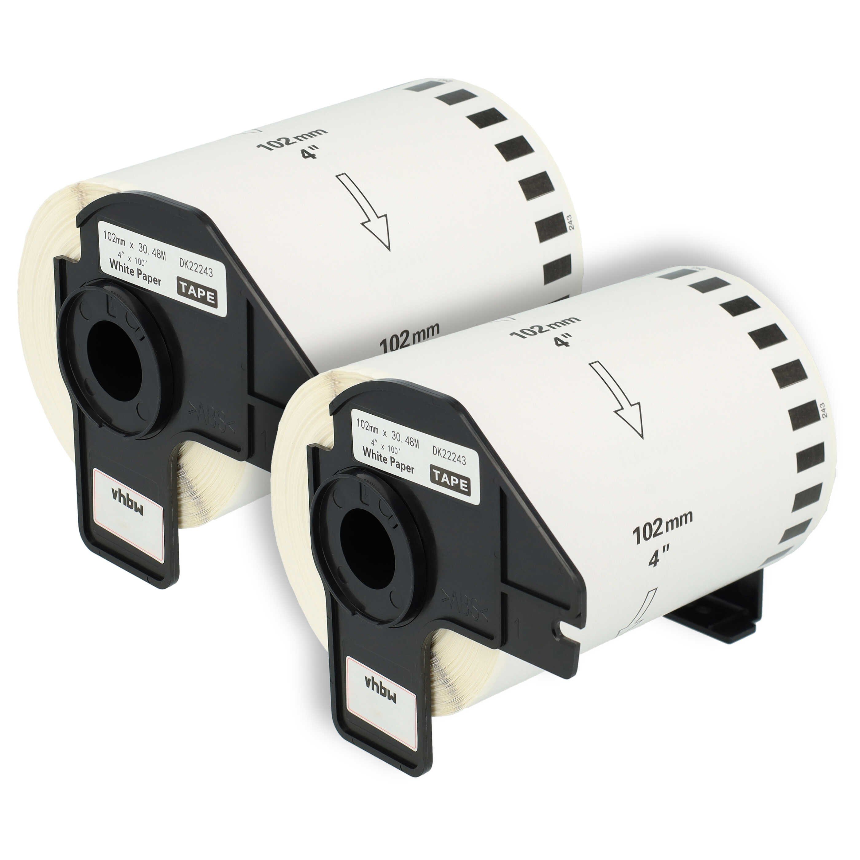 Etikettenpapier passend für Brother PT QL720NW Etikettendrucker