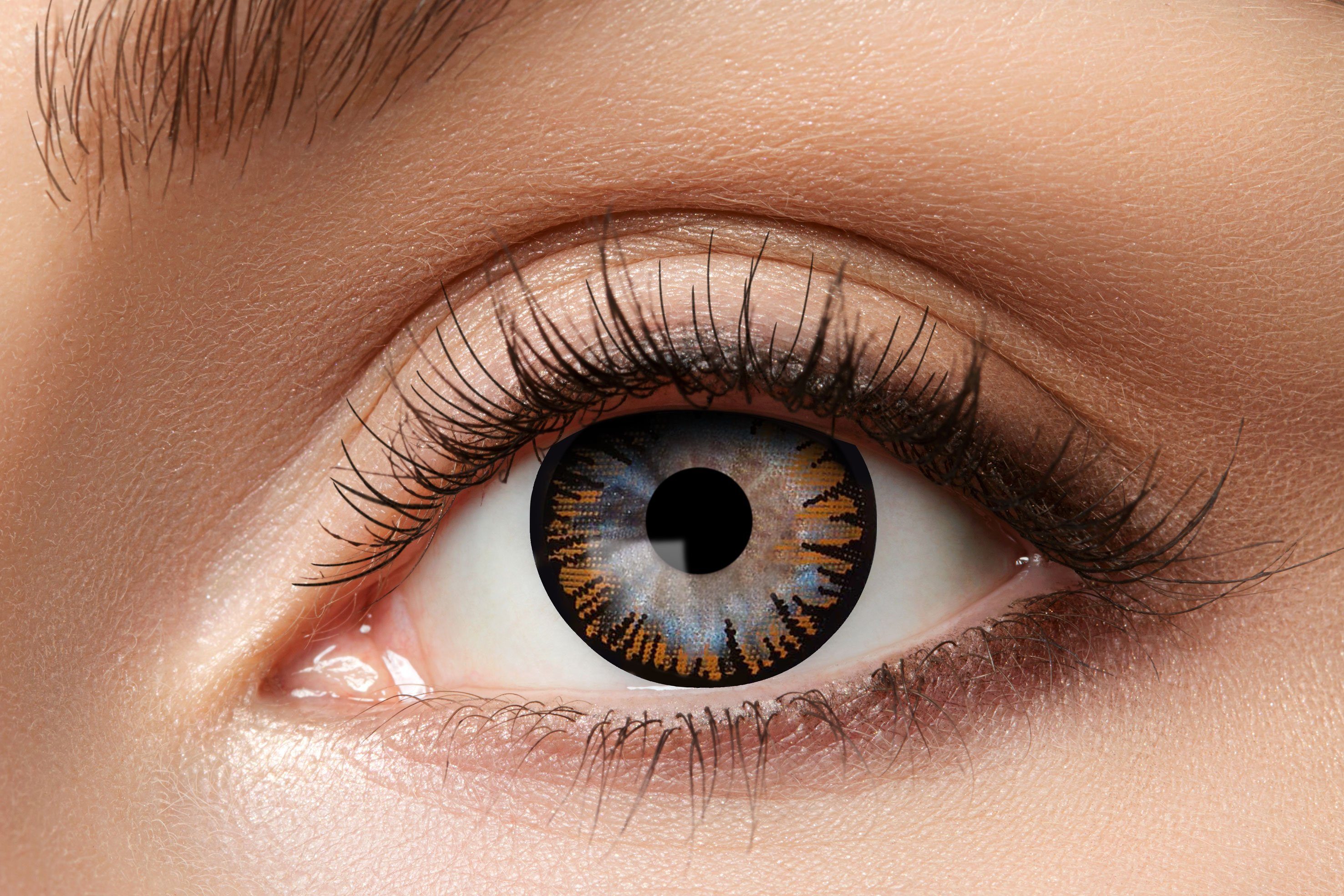 Eyecatcher Farblinsen Big Eyes Контактные линзы große Augen verschiedene Цвета(ов)