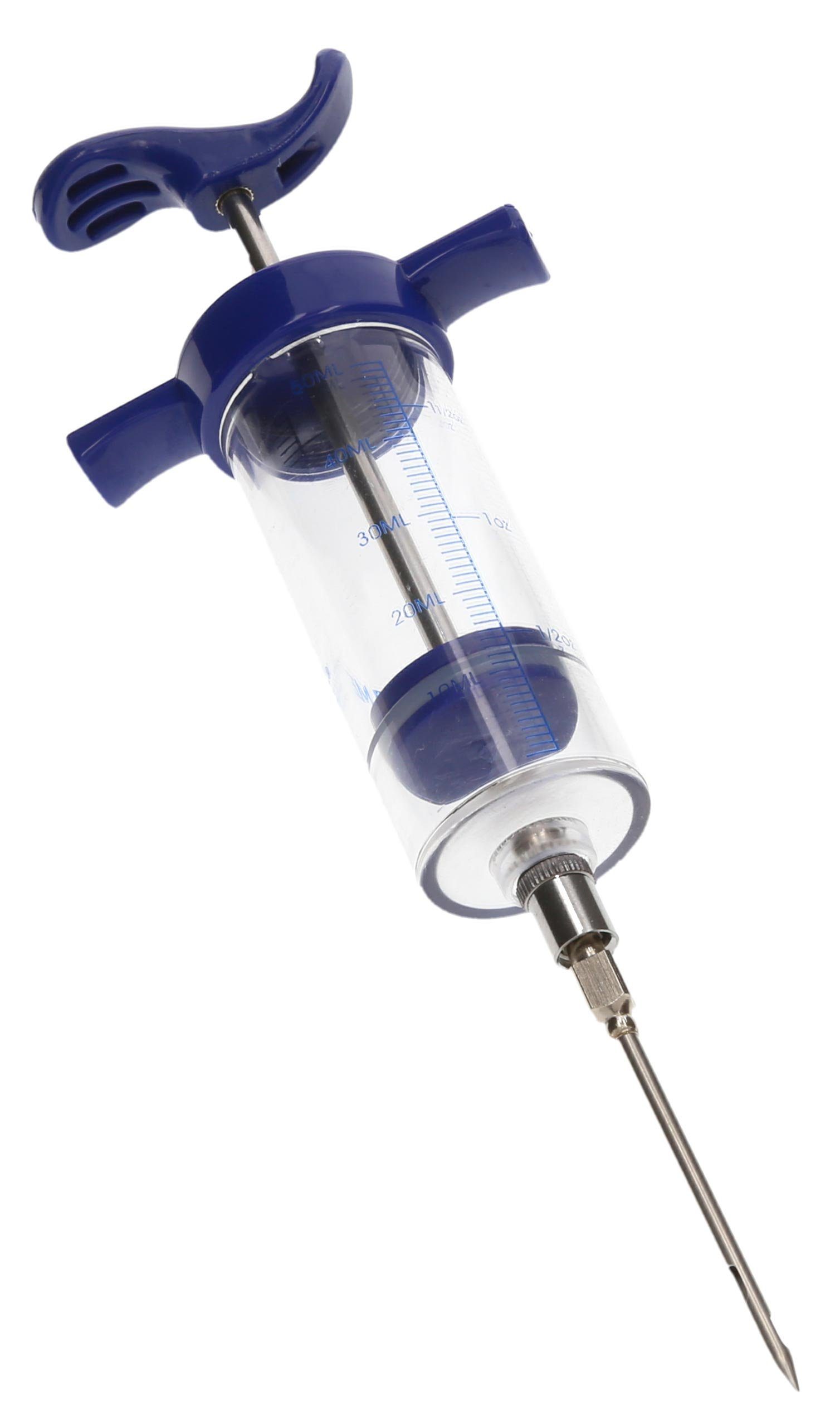 Lantelme Marinierspritze Edelstahl 50ml Volumen Grill Fleisch Marinaden Spritze Bratenspritze, abnehmbare Nadel aus Edelstahl, Gehäuse zum leichten reinigen
