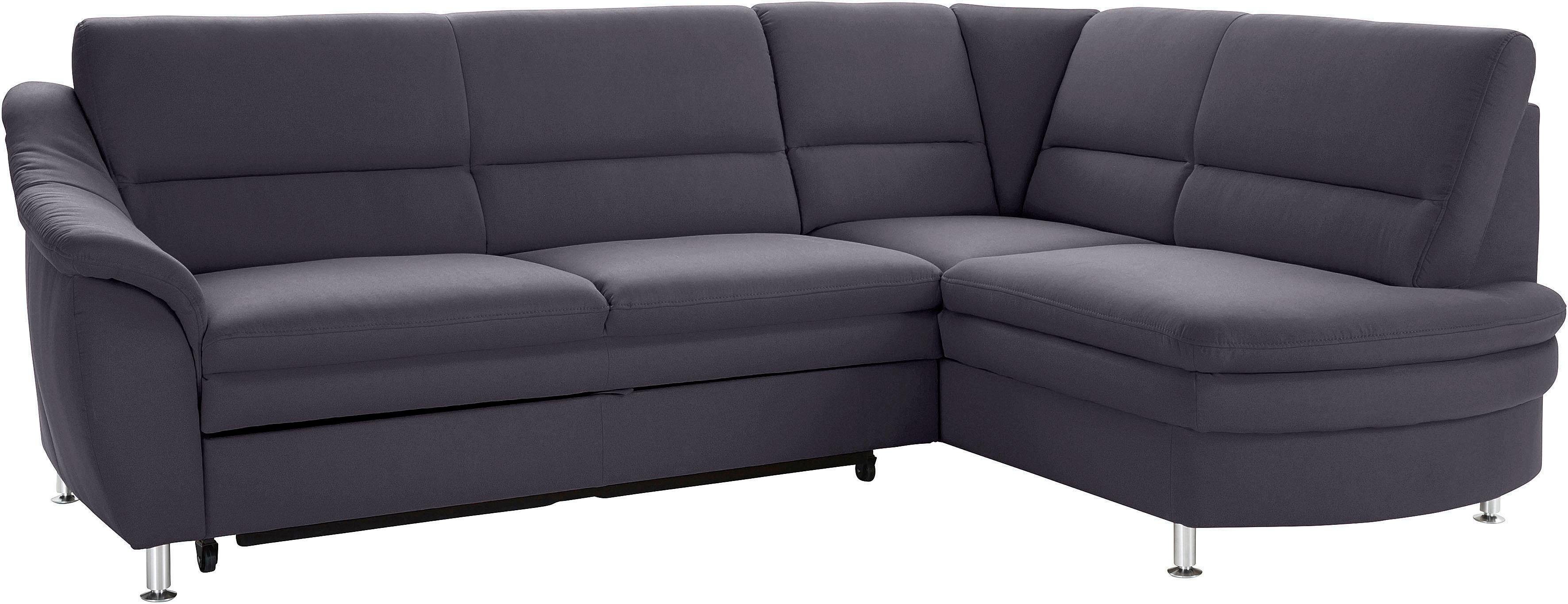 sit&more Ecksofa "Varese L-Form", mit Federkern, wahlweise mit Bettfunktion günstig online kaufen