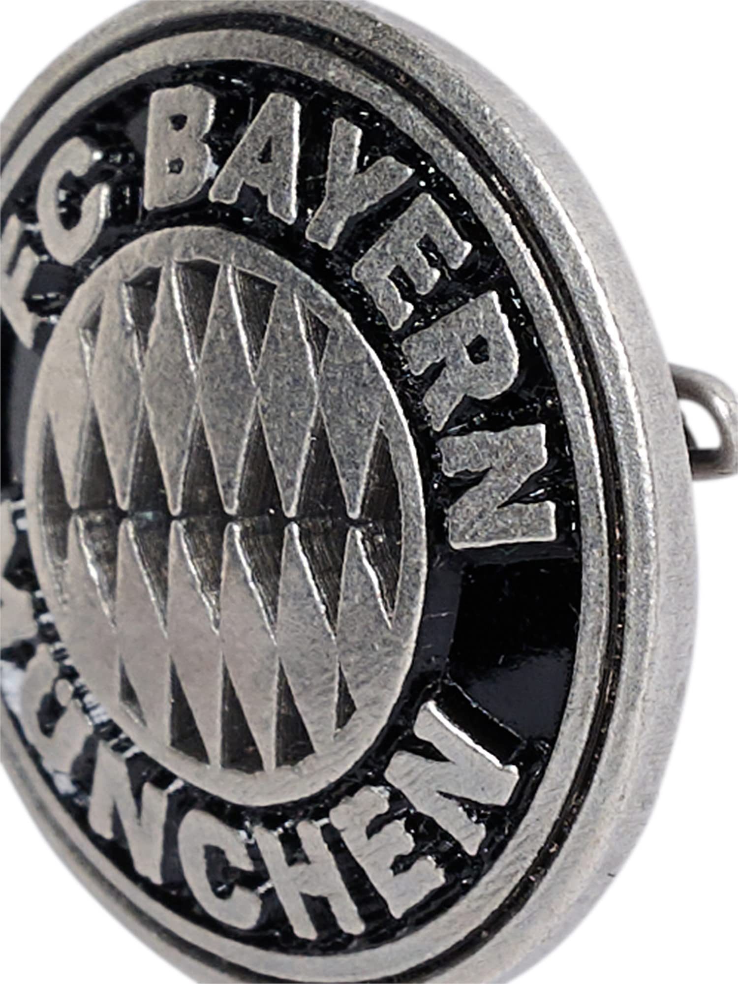 FC Bayern München Pins FC Bayern München Anstecker I Brosche I Pin I Logo I Grau I Fußball