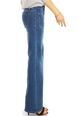 be styled Schlagjeans Bootcut Jeans, medium waist Schlagjeans Hosen - Damen - j16r-1 mit Stretch-Anteil, 5-Pocket-Style