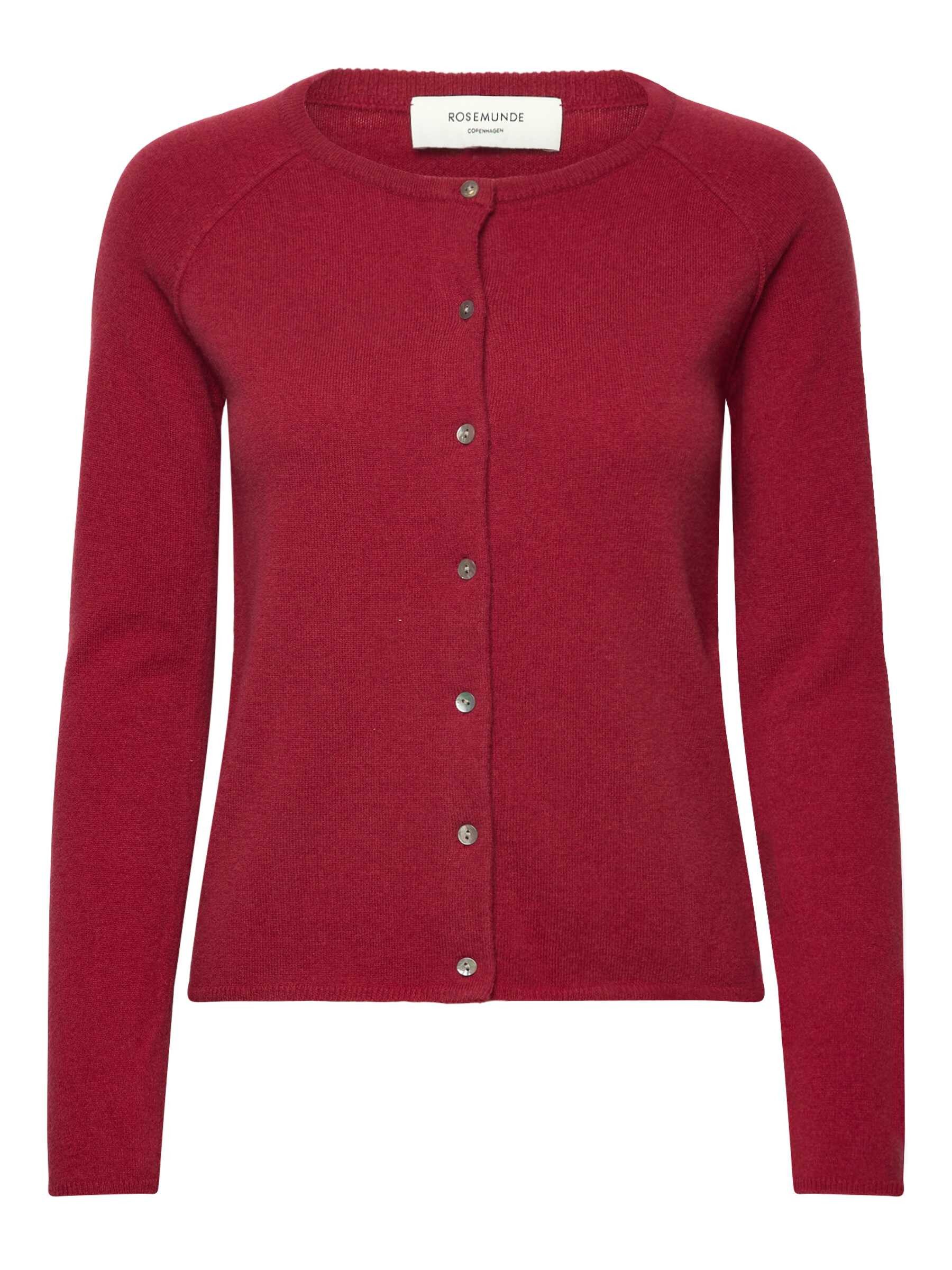 rosemunde Strickjacke Laica cardigan mit Wolle und Kaschmir mit Rundhalsausschnitt, Woll-Kaschmir-Mix