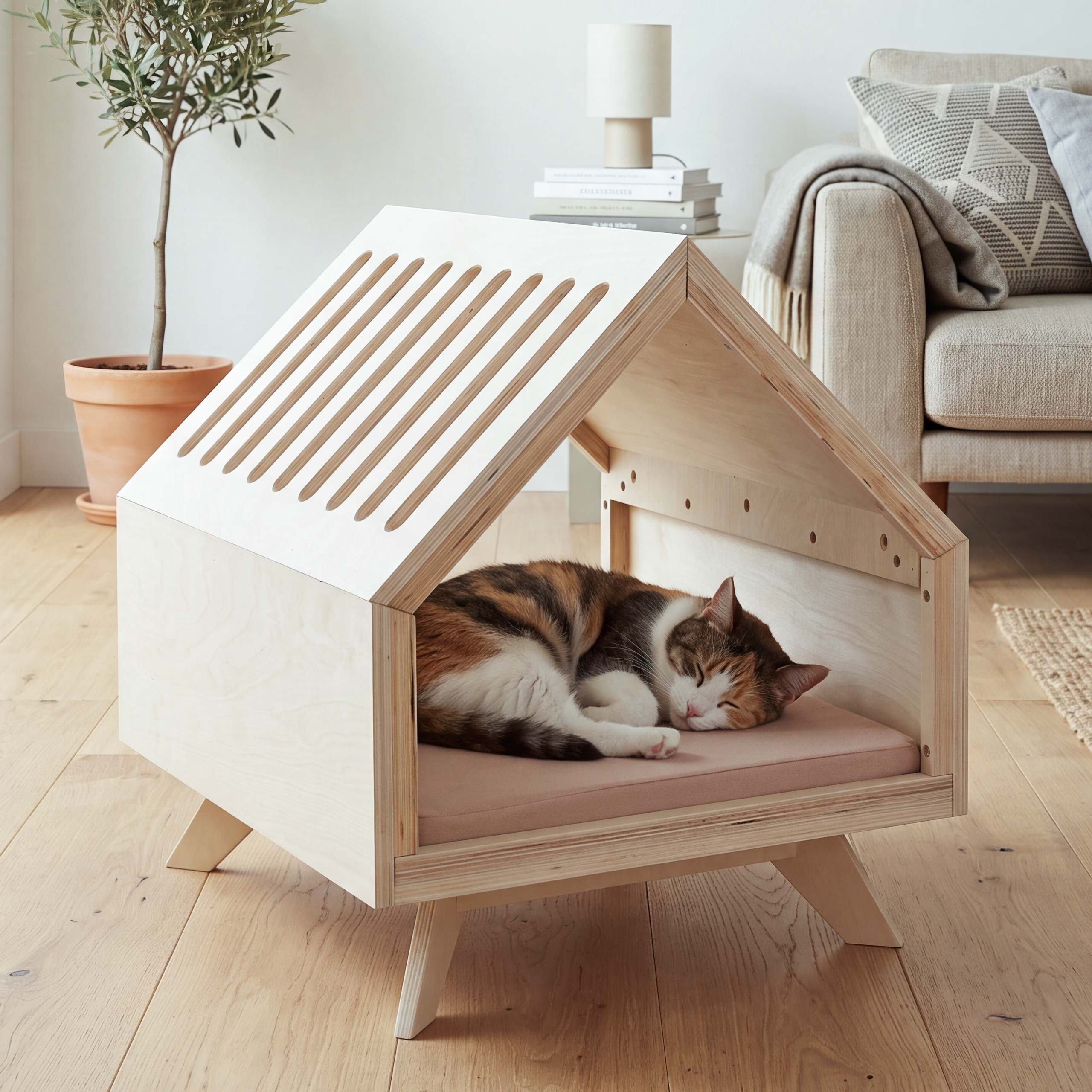 MCW Tierbett MCW-Q65-K, Geeignet für Katzen, Hunde und kleine Haustiere