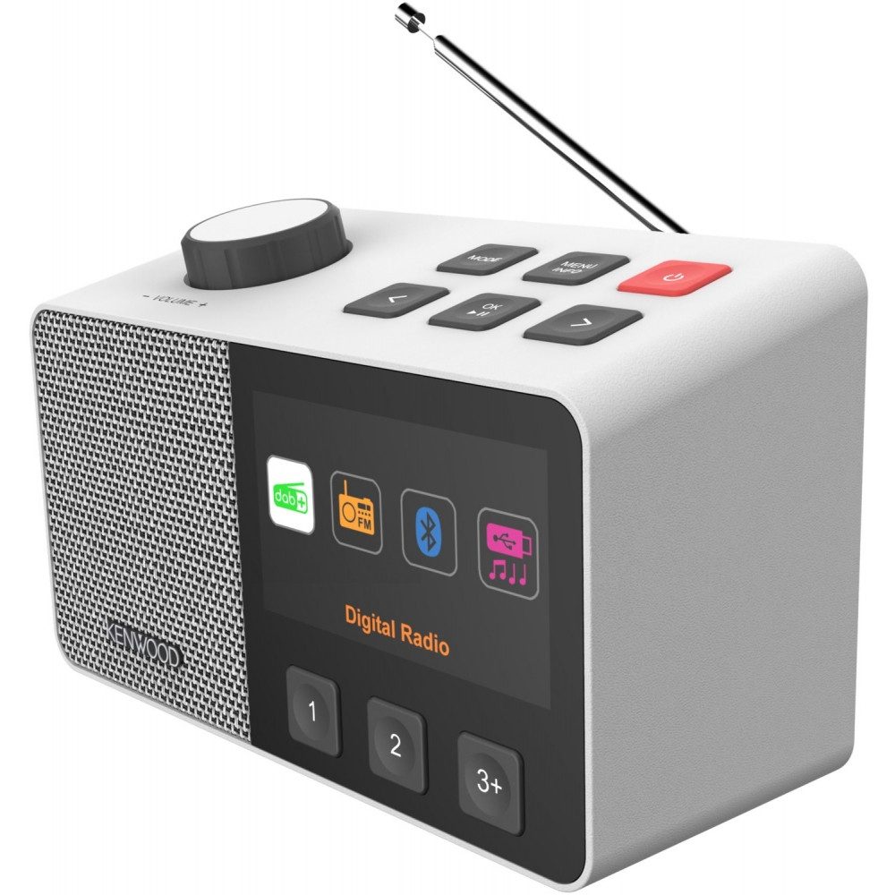 Kenwood CR-M70DAB-W DAB Radioempfänger weiß Weltempfänger