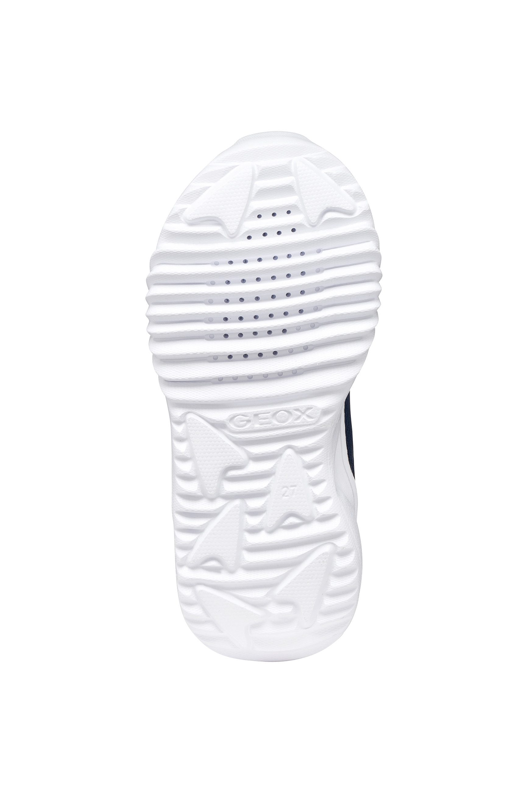 Geox J ASSISTER BOY Sneaker Klettschuh mit Blinkfunktion, Größenschablone zum Download