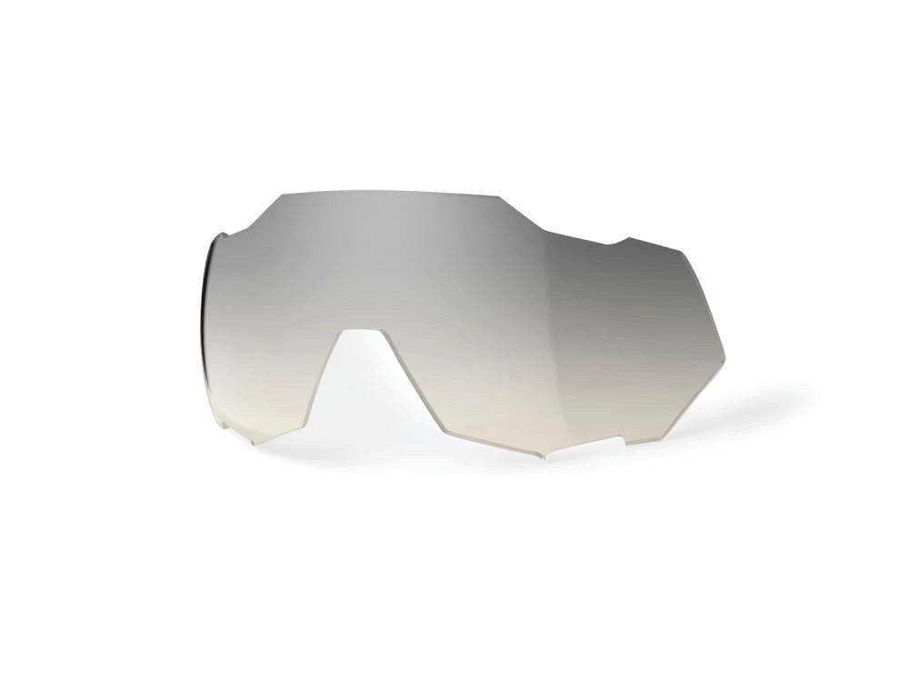 Sportbrille 100% Speedtrap - Mirror Replacement Lens unis low-light yellow silver