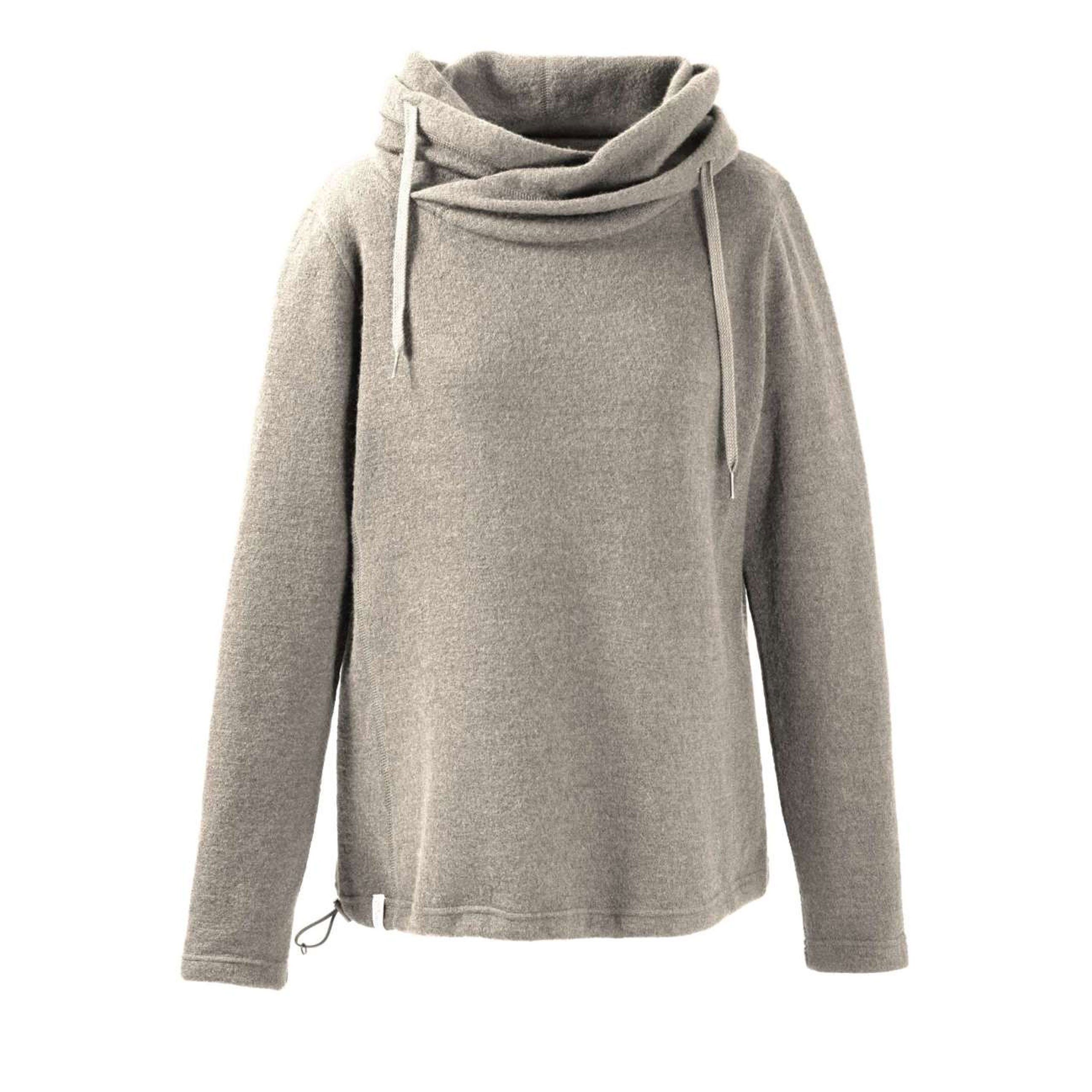 Mufflon Wollpullover Mufflon Kusa W50 - Pullover mit Oversize-Kapuze Damen