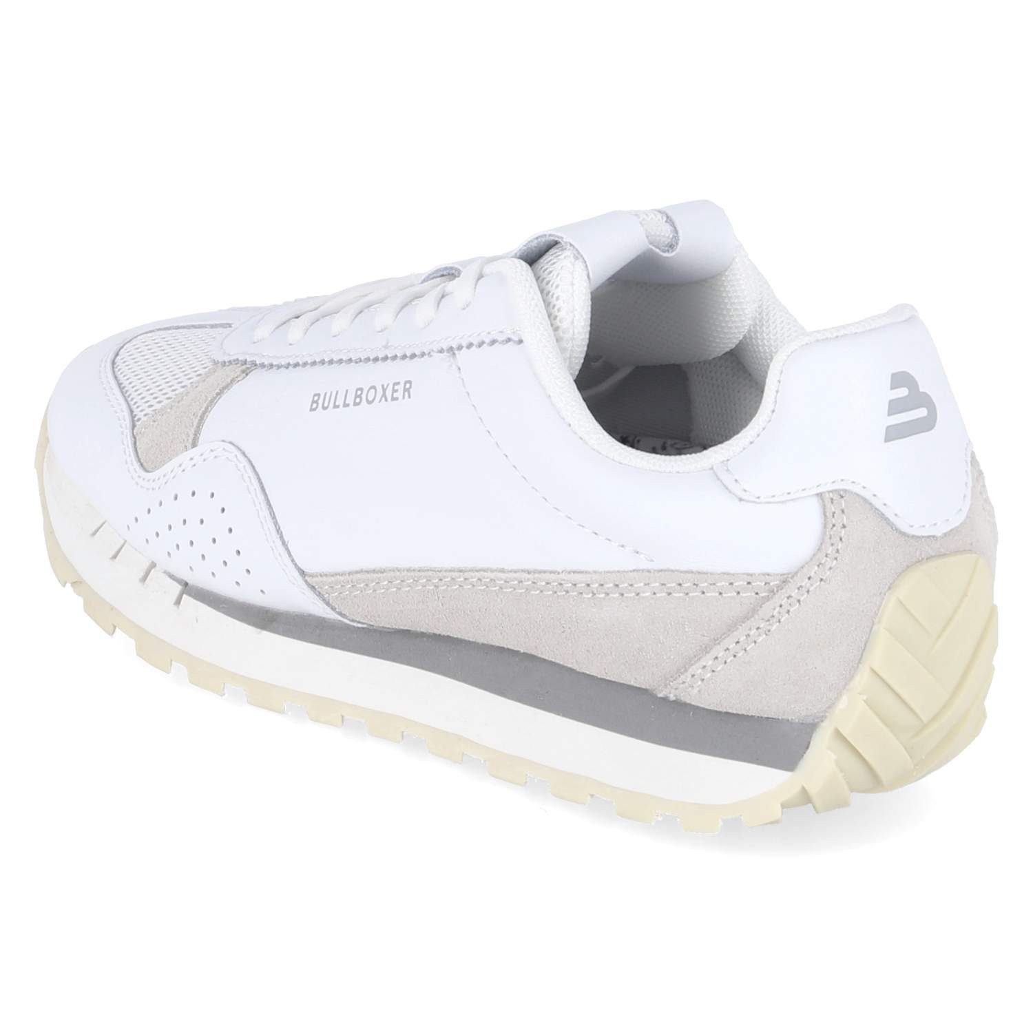 Bullboxer Bullboxer 6QQ0390101 1100 Damen Leder & Textil white Sneaker