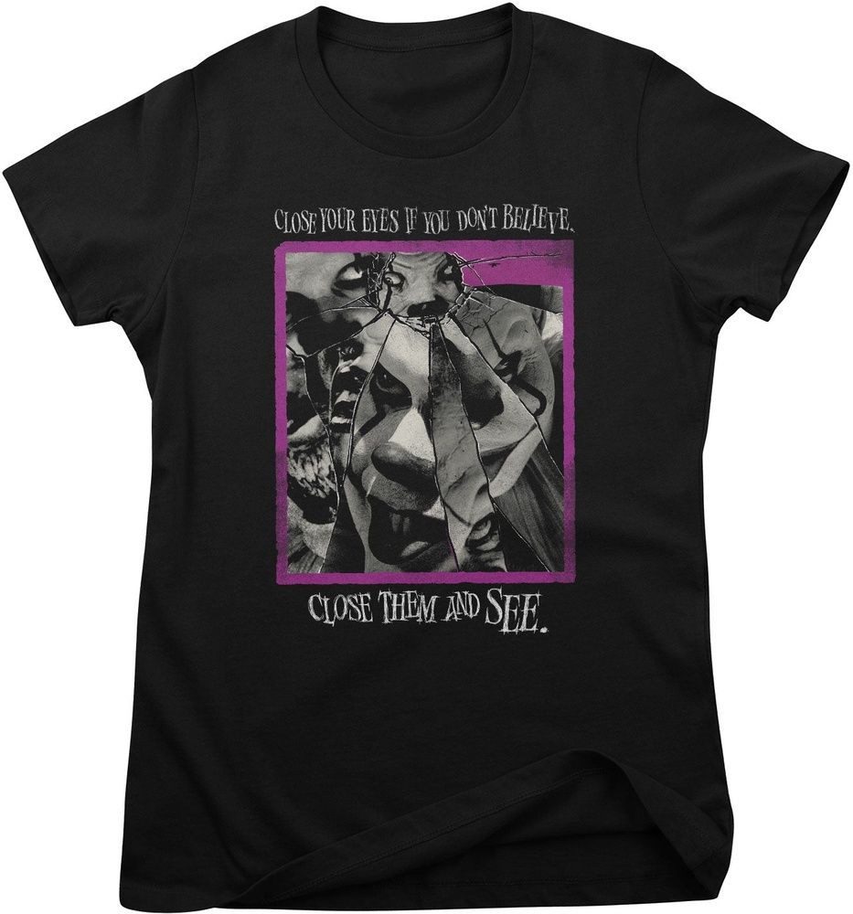 IT T-Shirt Pennywise - Close Your Eyes Girly Tee