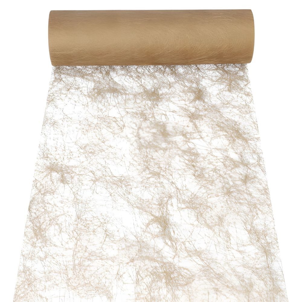PAPSTAR Dekoband Dekoband Sizoflor 25 m x 30 cm gold
