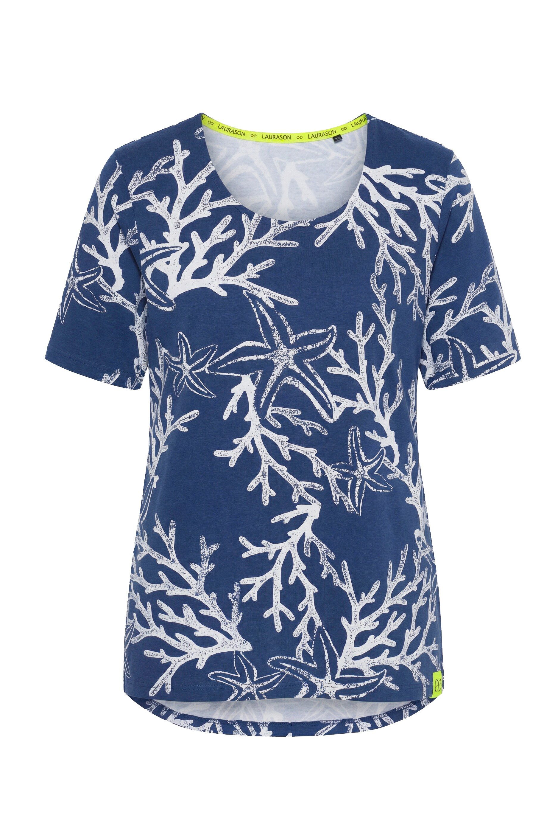 Laurasøn T-Shirt T-shirt 1/2 Arm Alloverprint OEKO-TEX günstig online kaufen