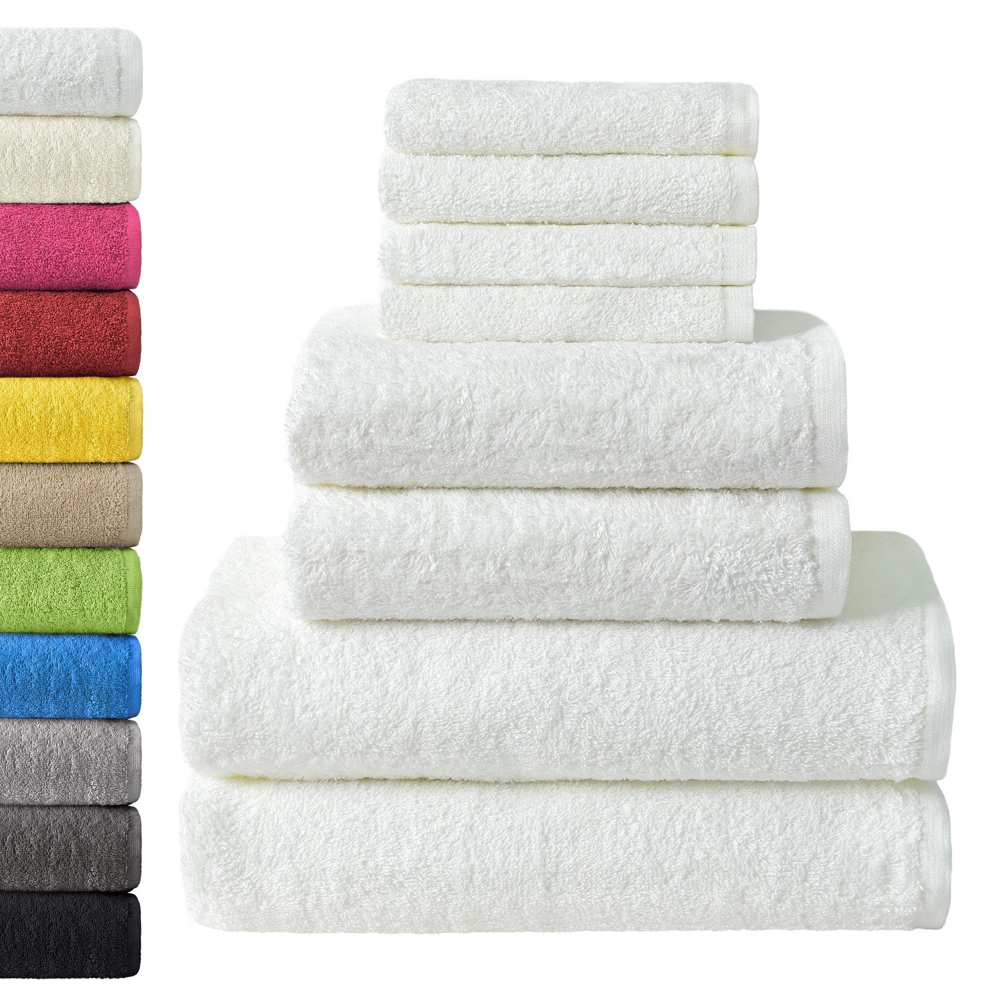 NatureMark Handtücher 8er-Sparpack Handtücher 50x100cm, 100% günstig online kaufen