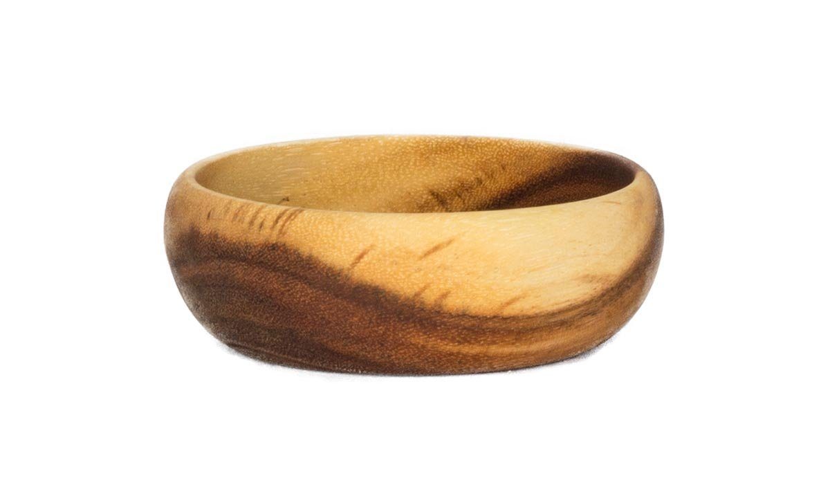 Levandeo® Dekoschale, Holzschale Akazie 15cm rund Holz Schale Obstschale günstig online kaufen
