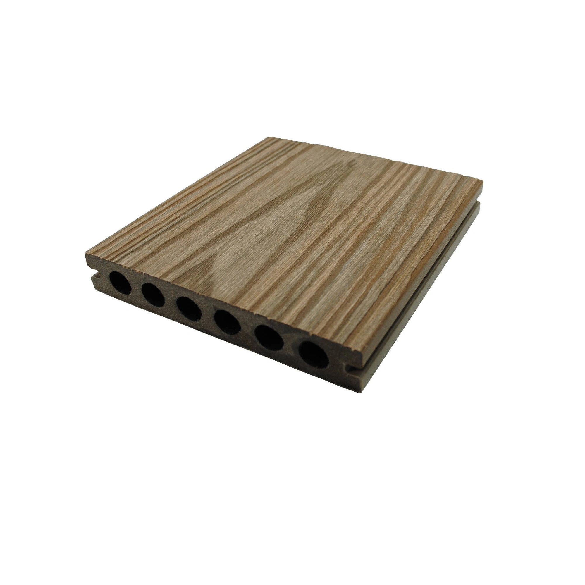 WPC Profi Terrassendielen MUSTER Co-Extrudiert Terrassen schwarz grau 15 cm Qualität, (Hohlkammerdiele, Musterstück 15 cm)