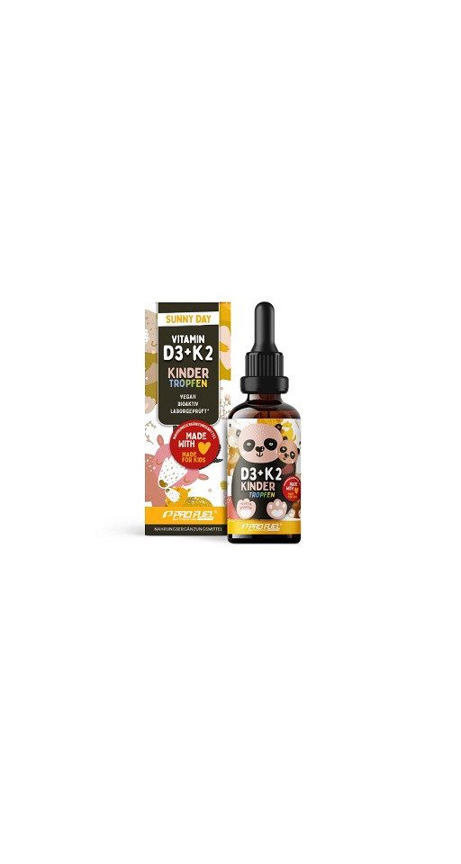 ProFuel VITAMIN D3 + K2 Kinder - 1000 Tropfen Tropfen, 30 ml, Tropfen