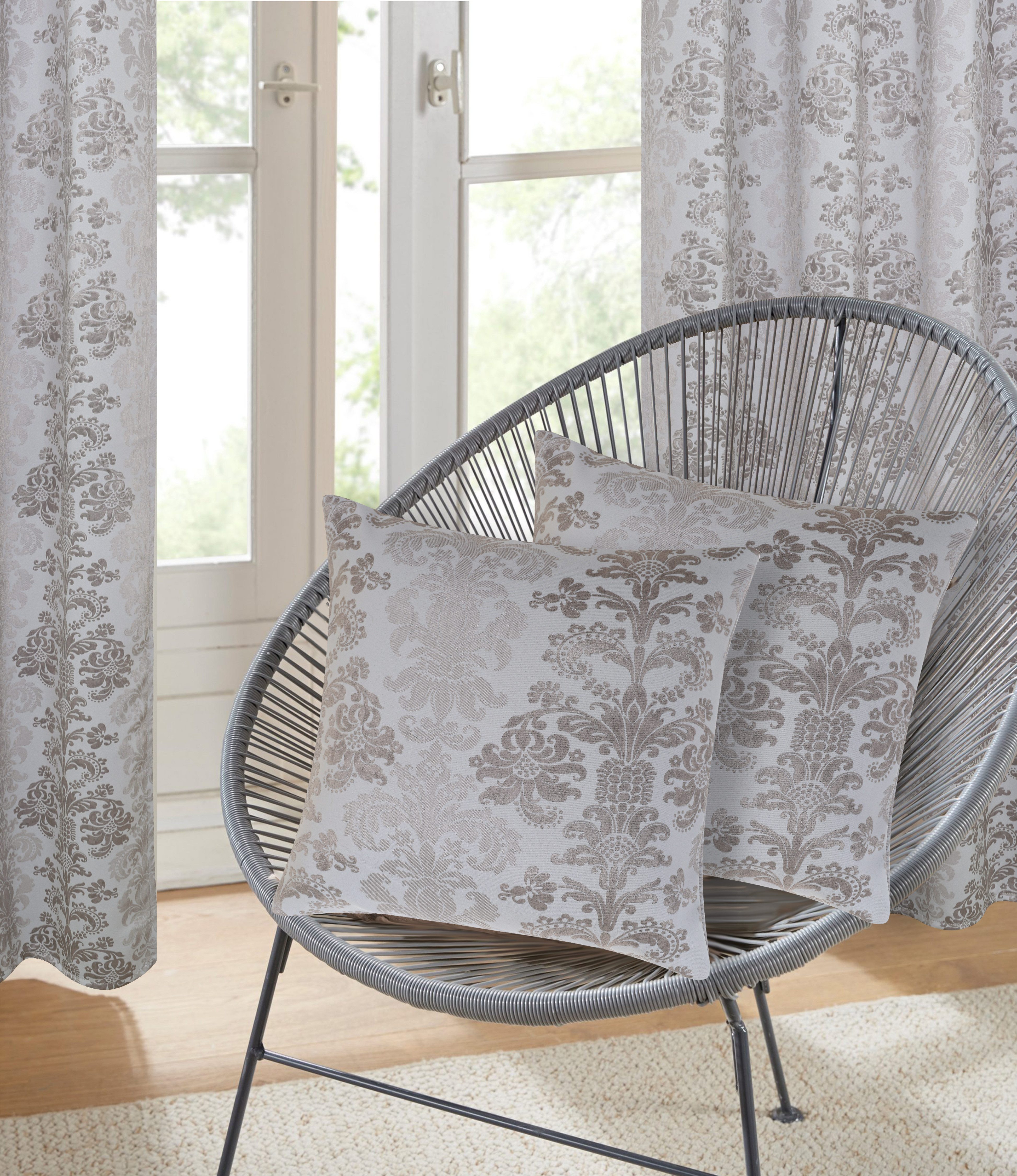 OTTO home Kissenbezug Mannfred, (1 Stück), Jacquard-Look, 50 × 50 cm, Blickdicht & formstabil, Pflegeleicht