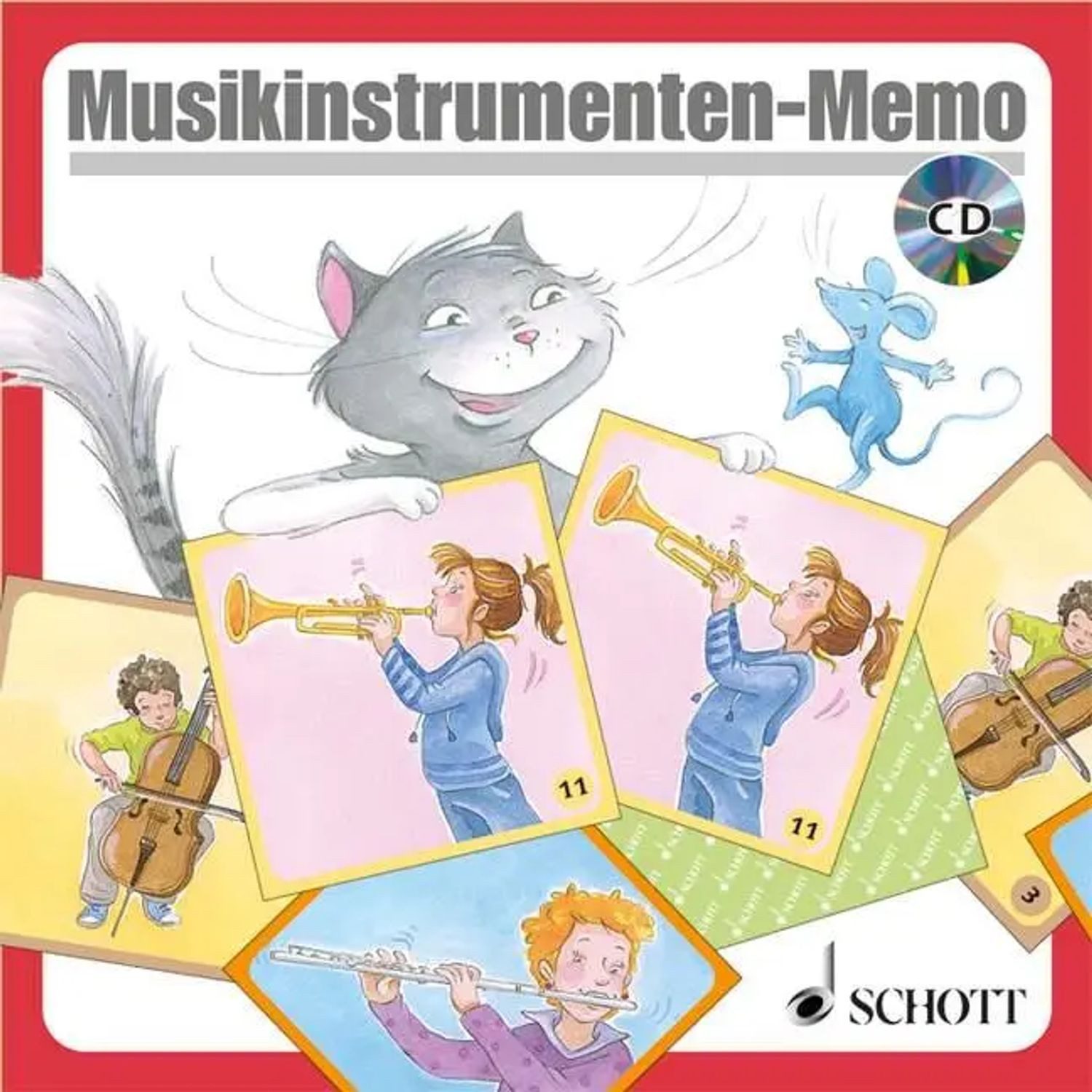 Schott Verlag Spiel Musikinstrumenten-Memo