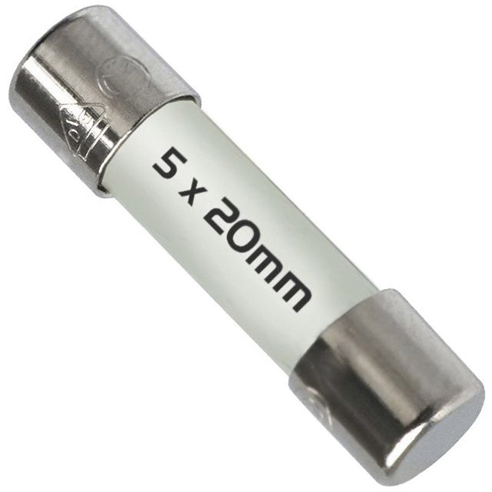 PeakTech Stecksicherungshalter Feinsicherung, 0,5 A / 250 V, 5 x 20 mm, super flink, (10-St)