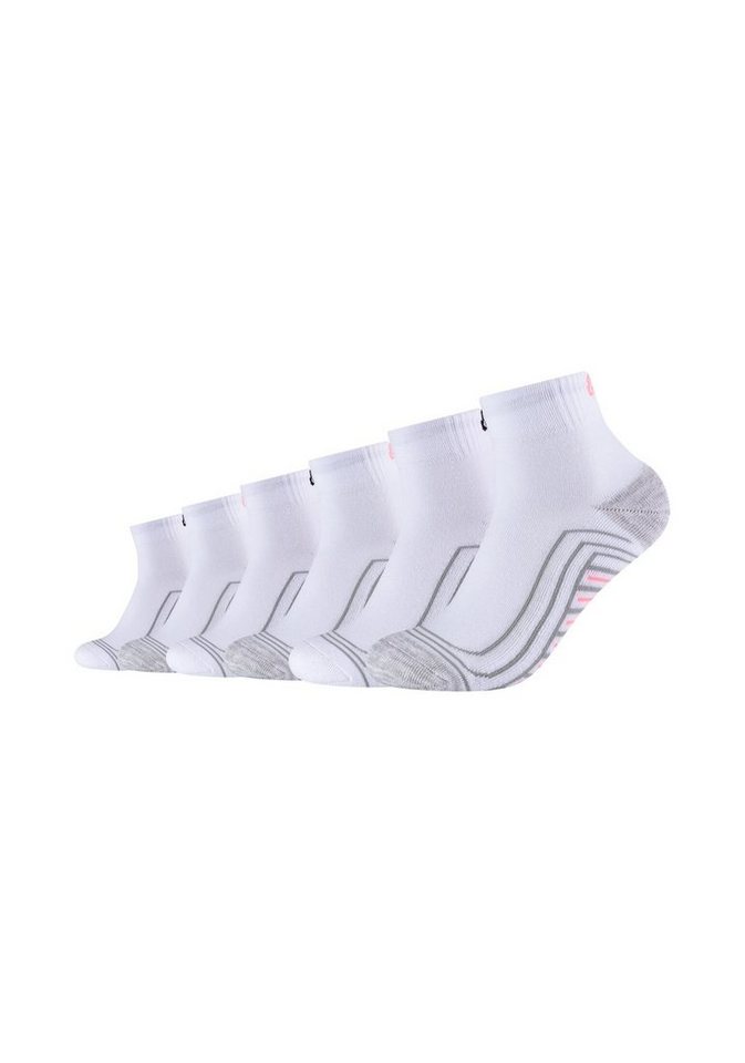 Skechers Kurzsocken Kurzsocken 6er Pack, Superbequem: weicher, druckfreier  Bund und gepolsterte Sohle